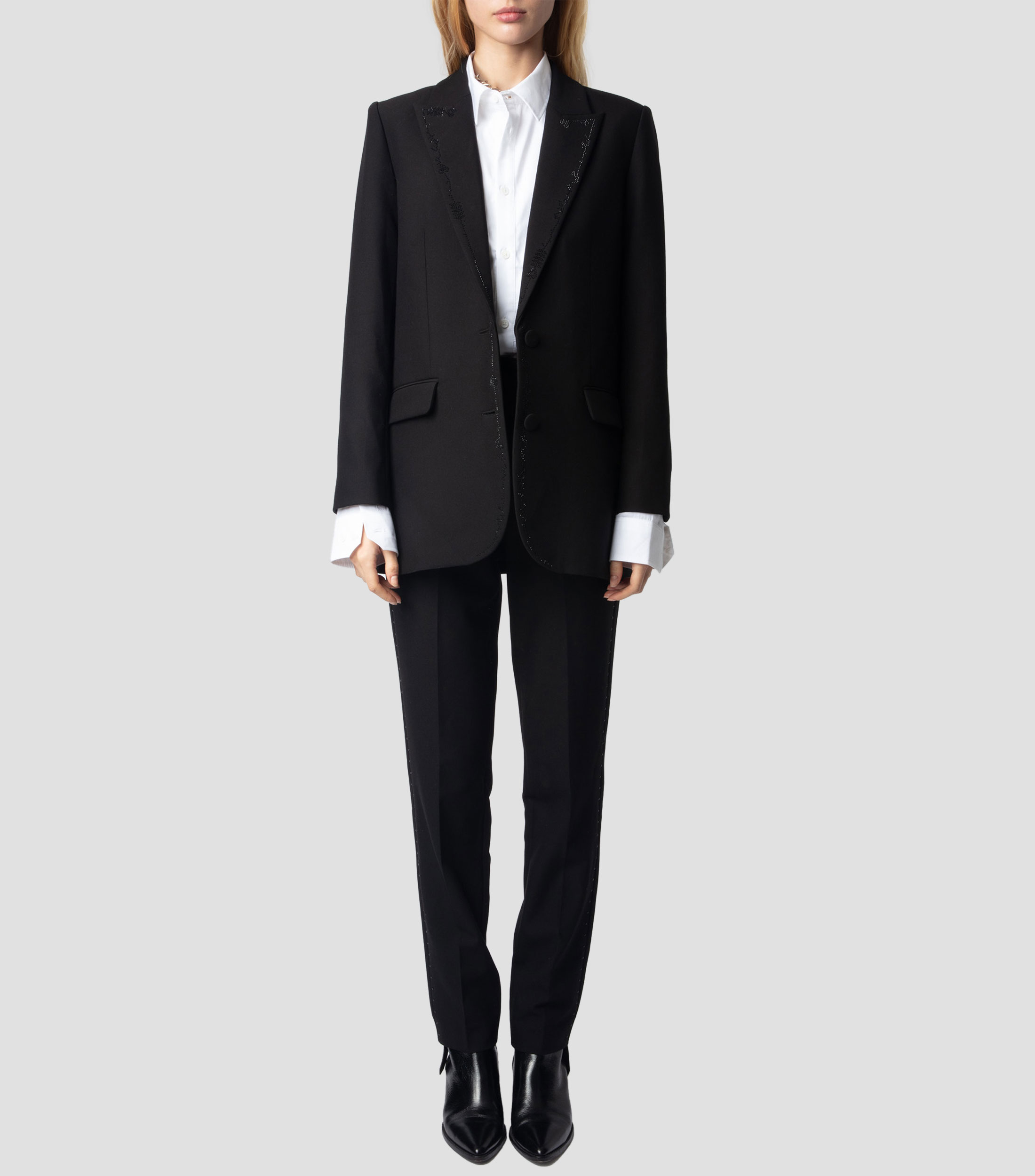 Saco Viva Strass Line Mujer