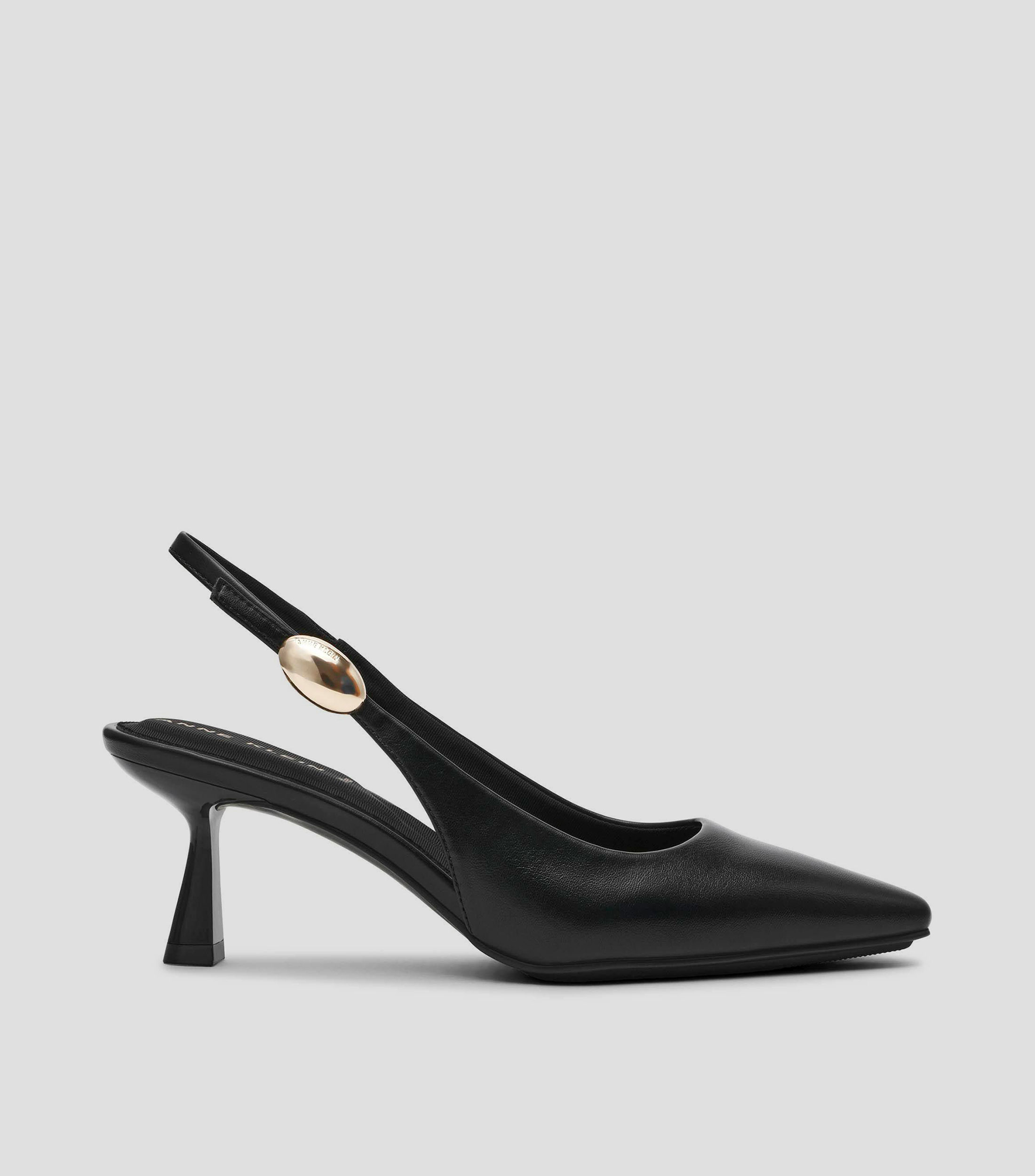 Zapatillas slingback con tacón delgado de 3 cm Mujer