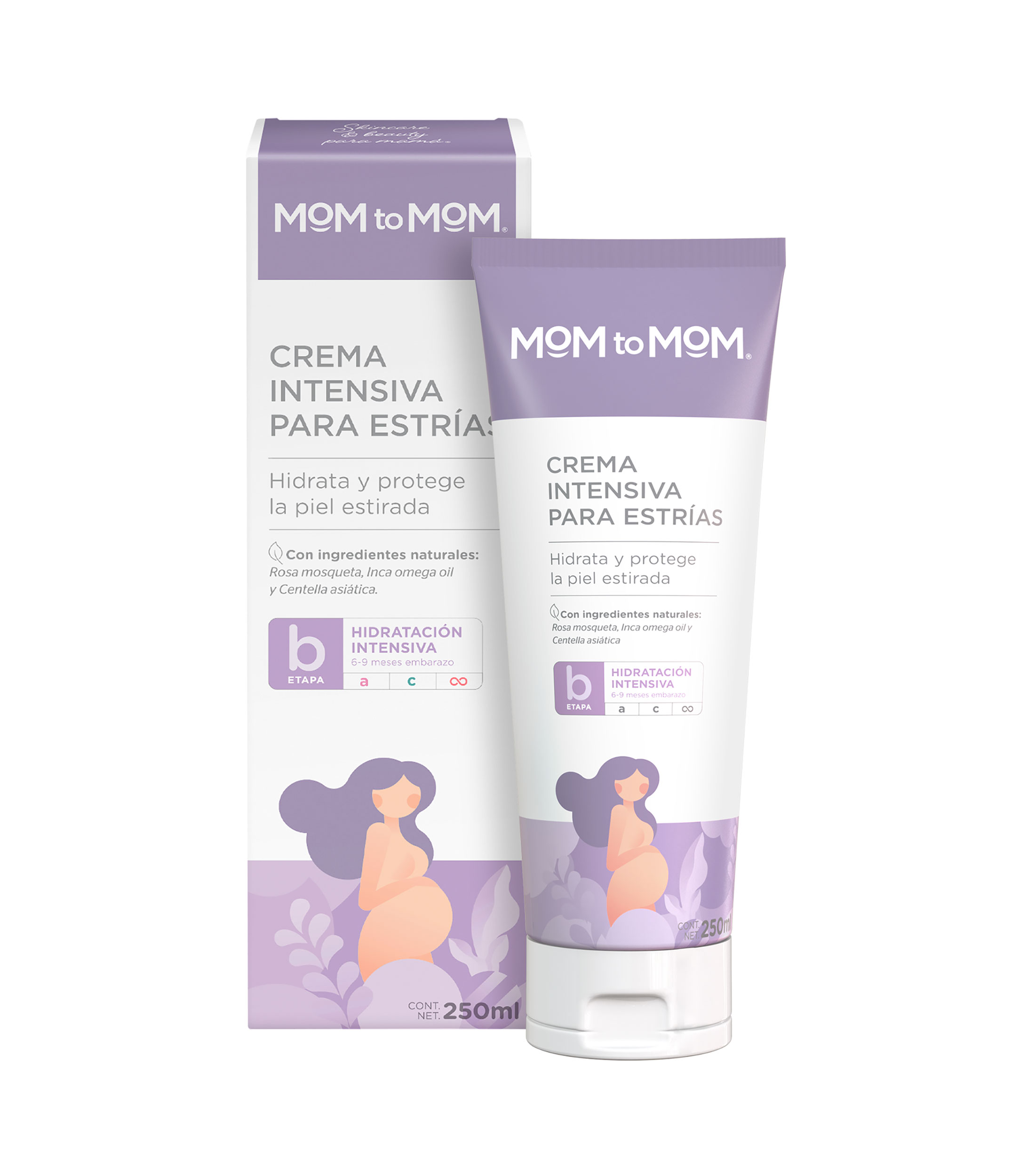 Crema para Prevenir Estrias Intensiva, 250 ml