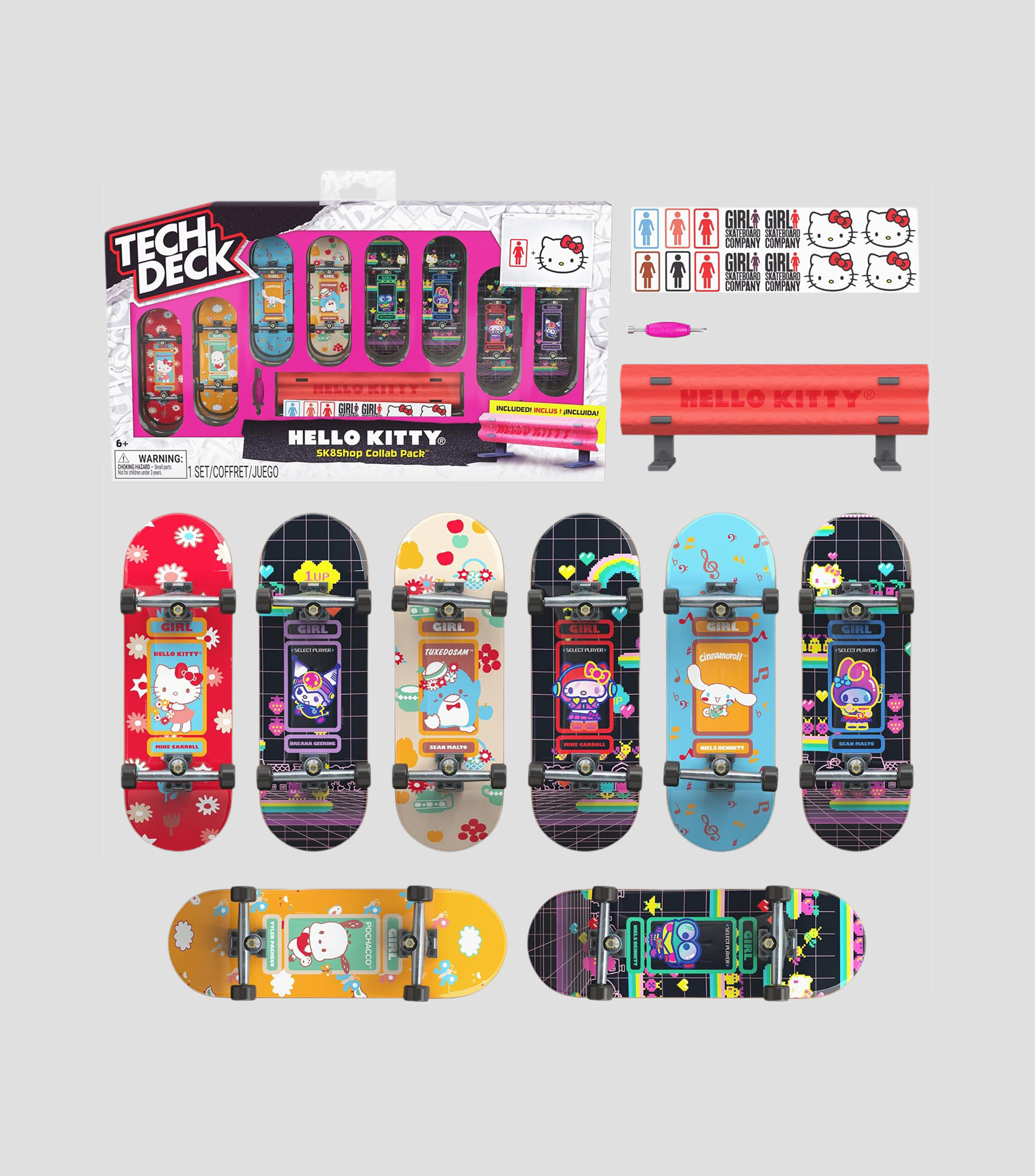 Coleccionables Tech Deck Hellow Kitty