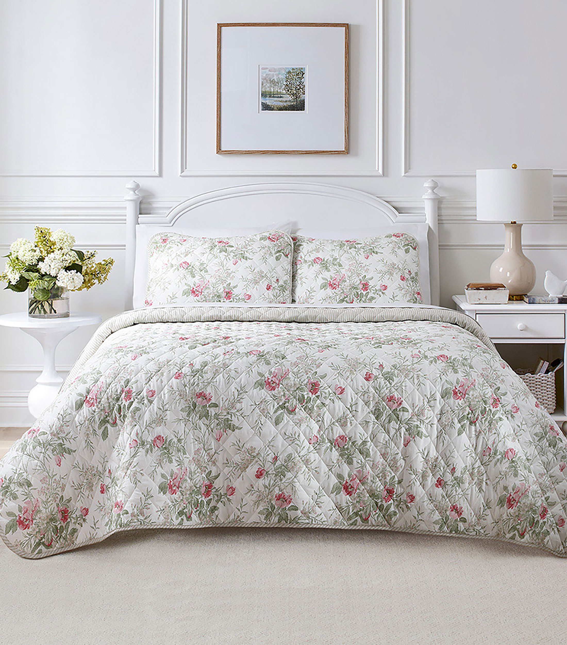 Juego de colcha Matrimonial-Queen Size en algodón Naomi Multicolor