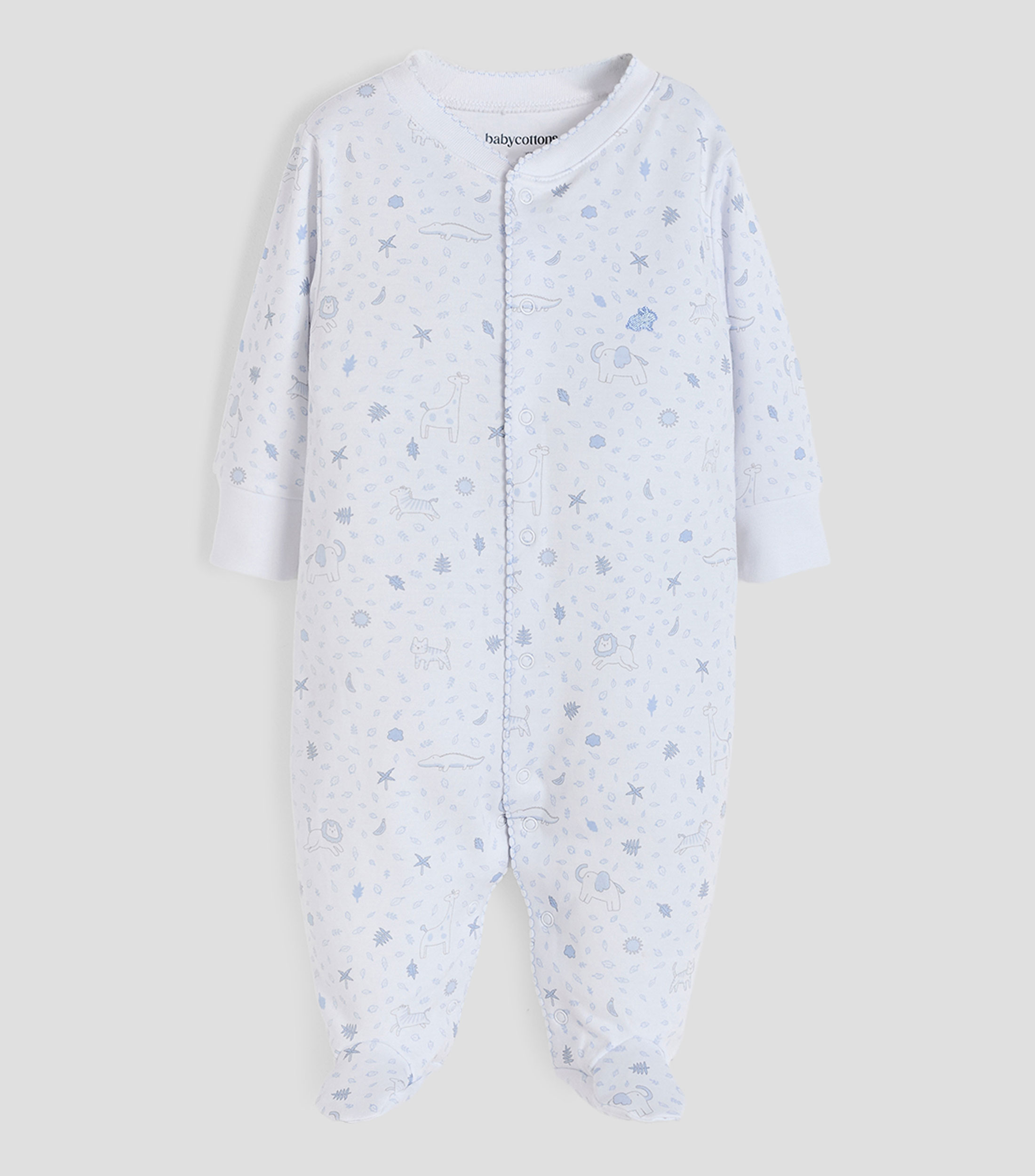 Mameluco con estampado Toby Little Animals Bebé