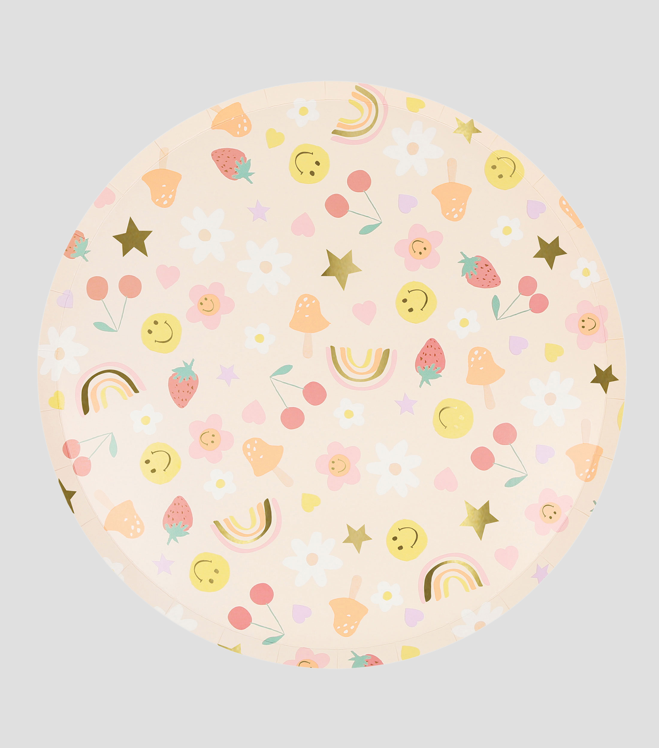 Platos Happy Face Icons Dinner