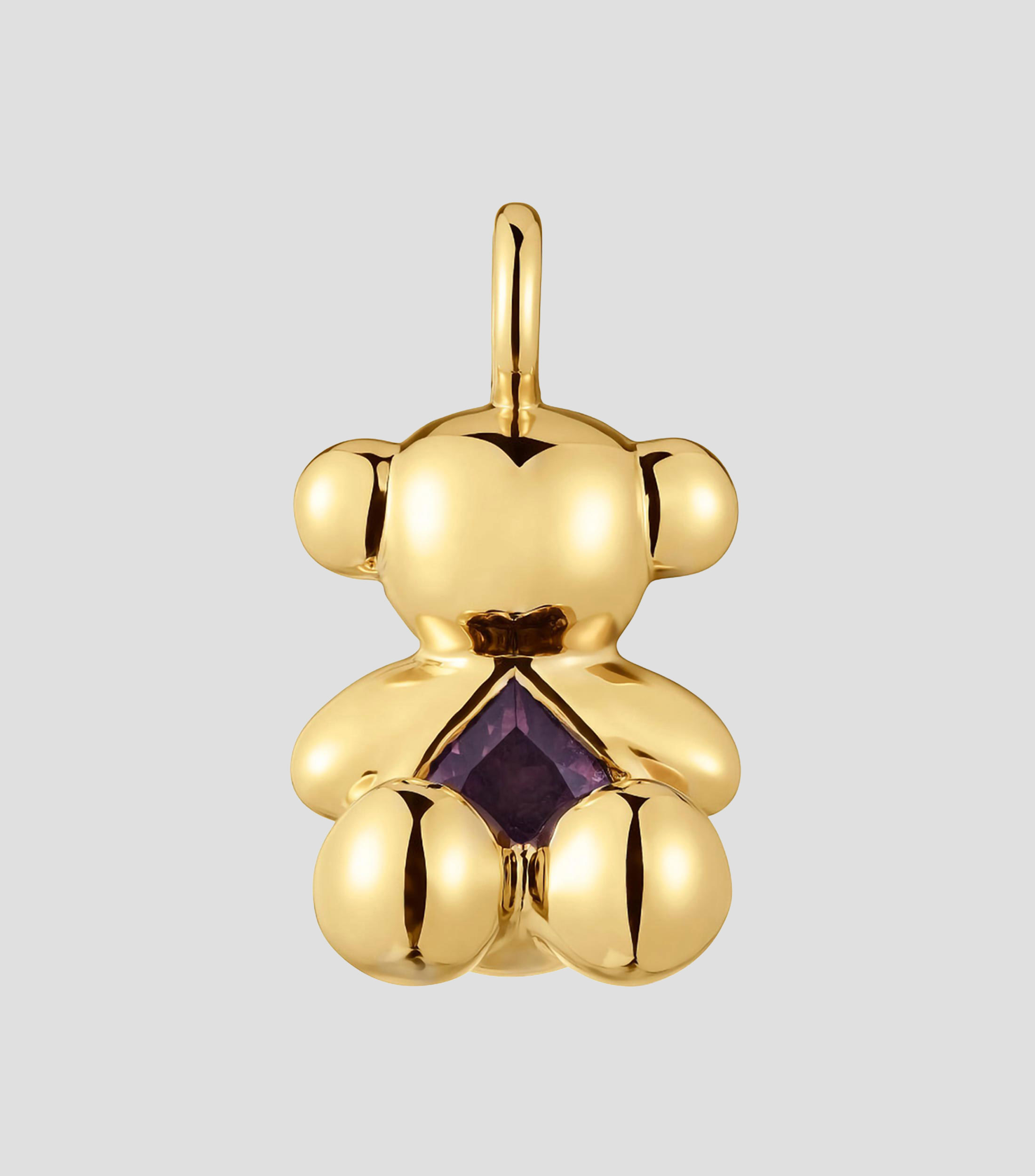 Dije de osito en bano de oro de 18 Kilates Bold Bear Mujer