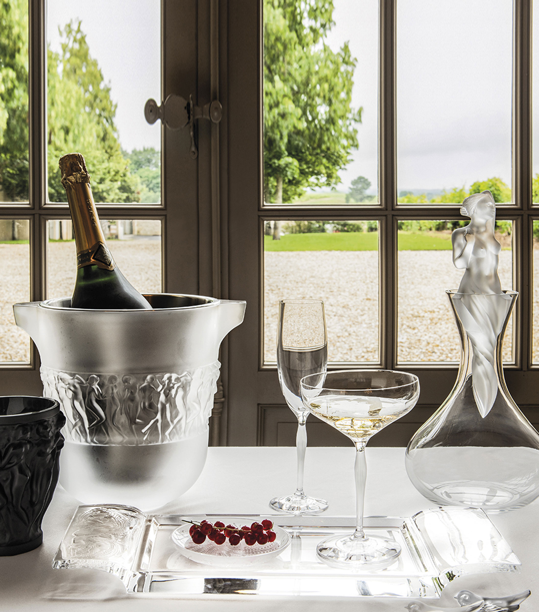 Hielera para Champagne en cristal