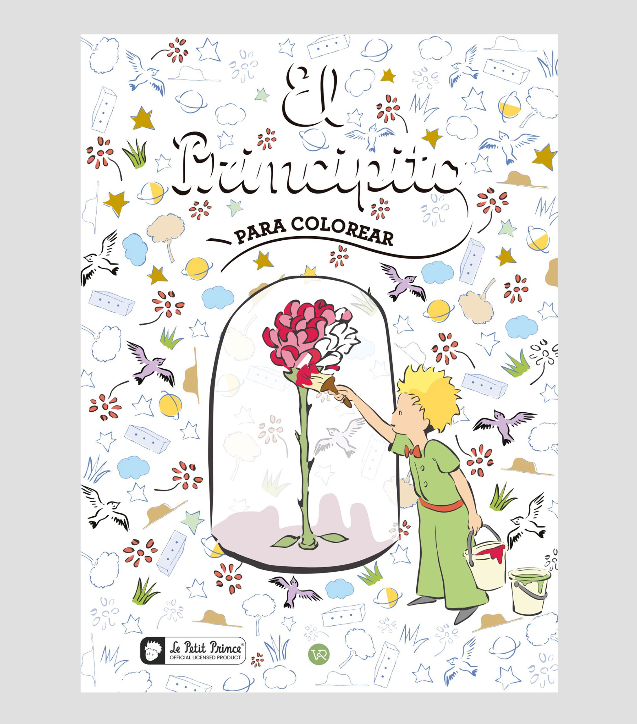 InfantilesEl Principito para colorear, Saint-Exupéry