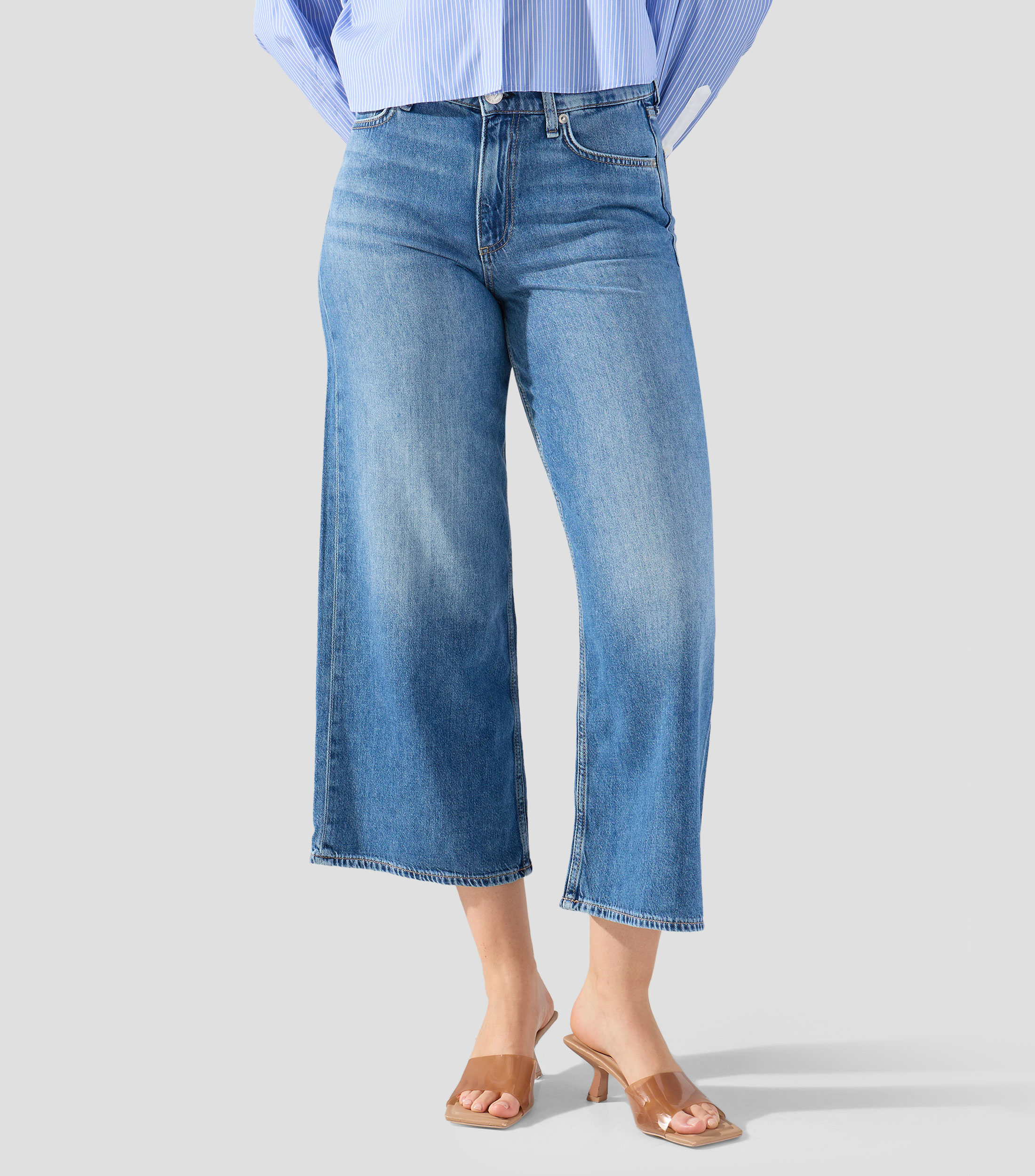 Jeans wideleg Mujer