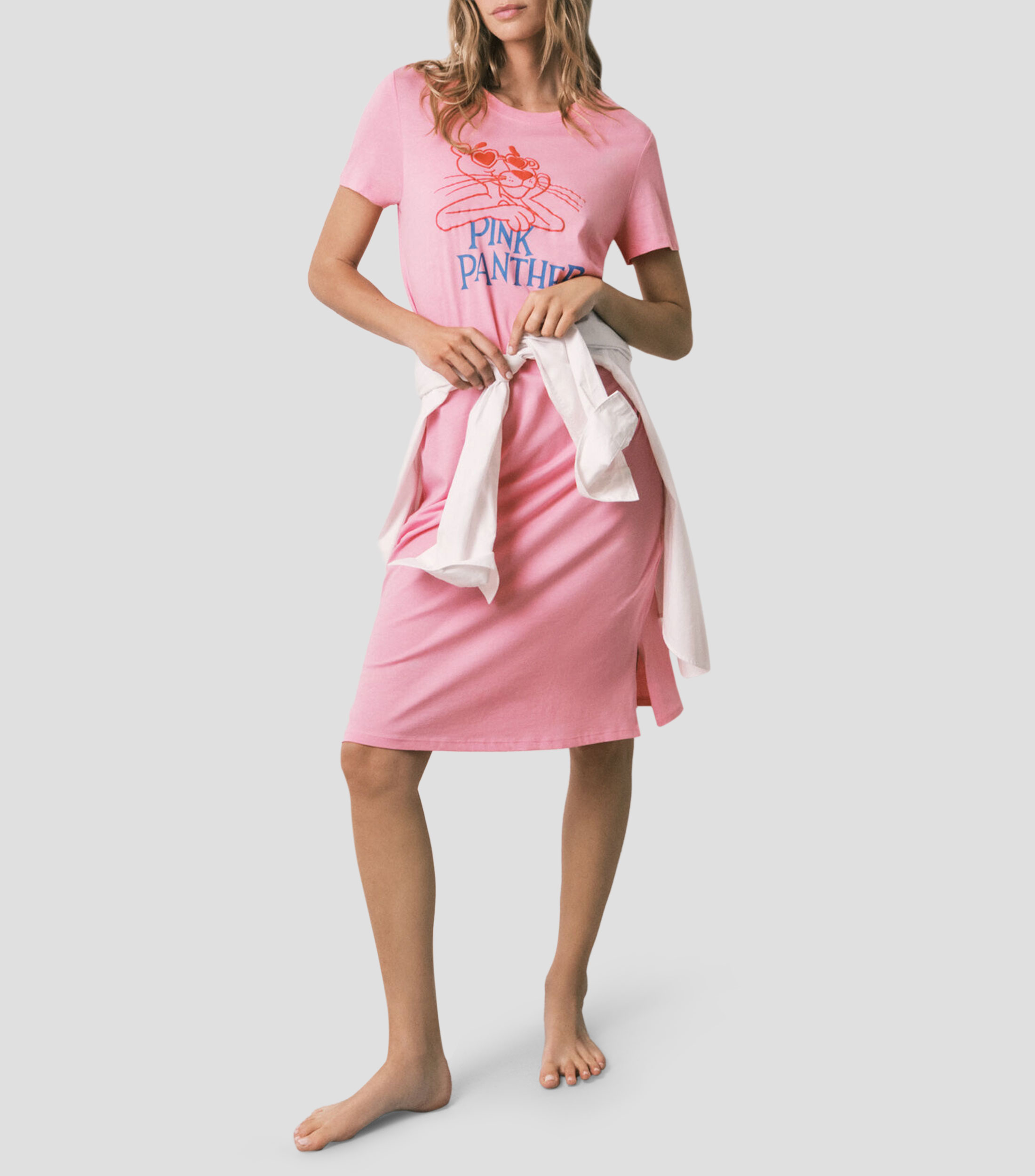 Pijama vestido estampado Mujer