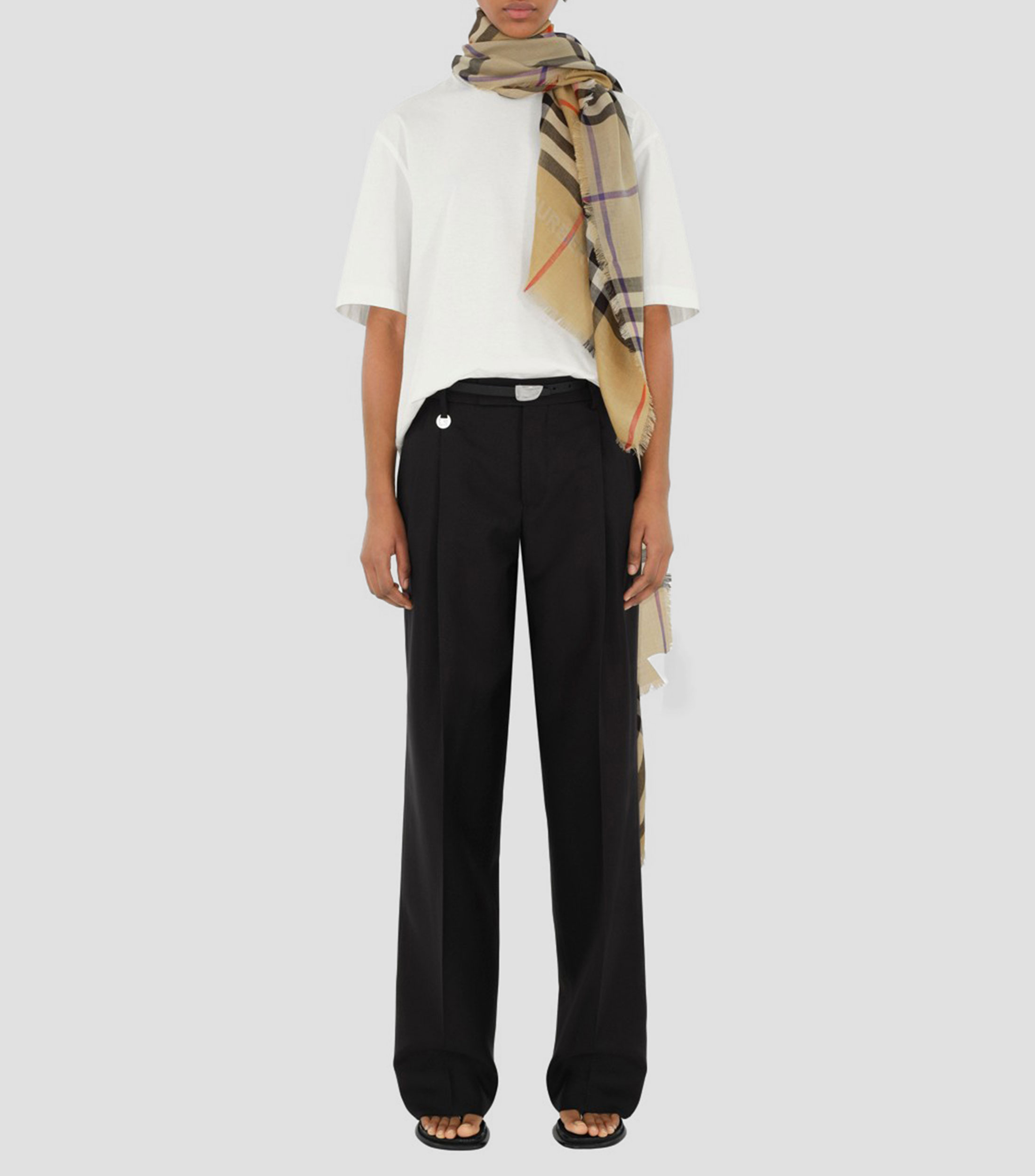 Pañuelo con cuadros Unisex