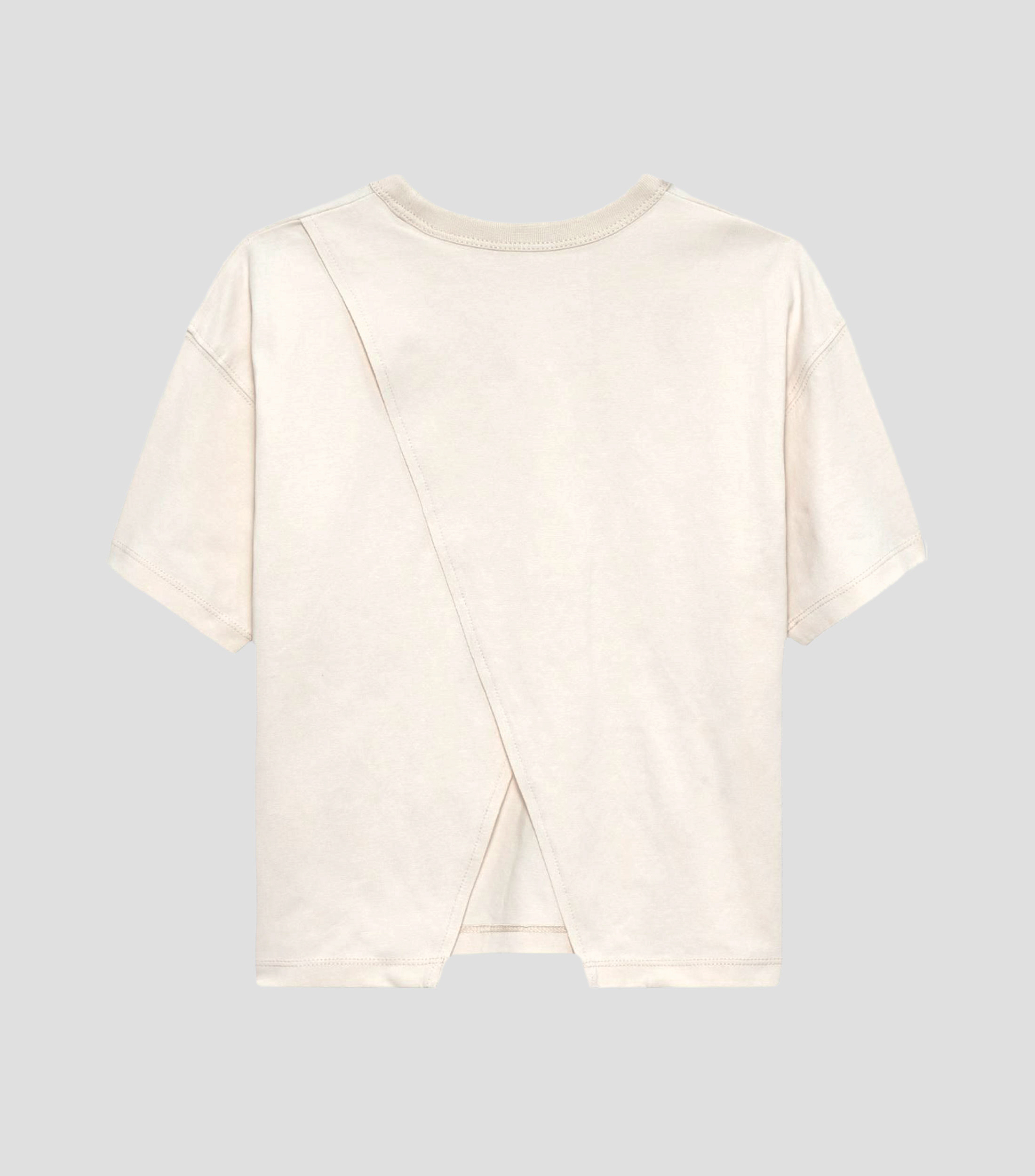 Playera cuello redondo manga corta lisa Niña