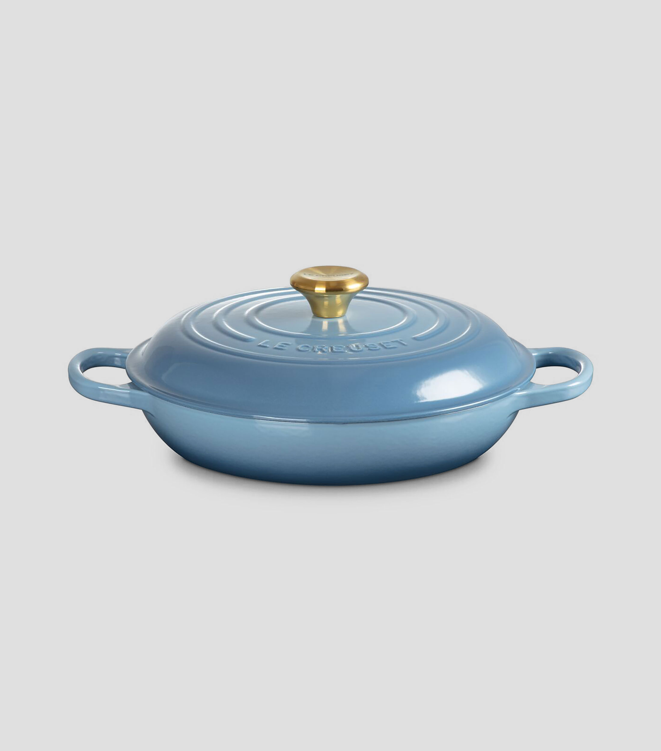 Cacerola en hierro colado Buffet 2.8 L azul