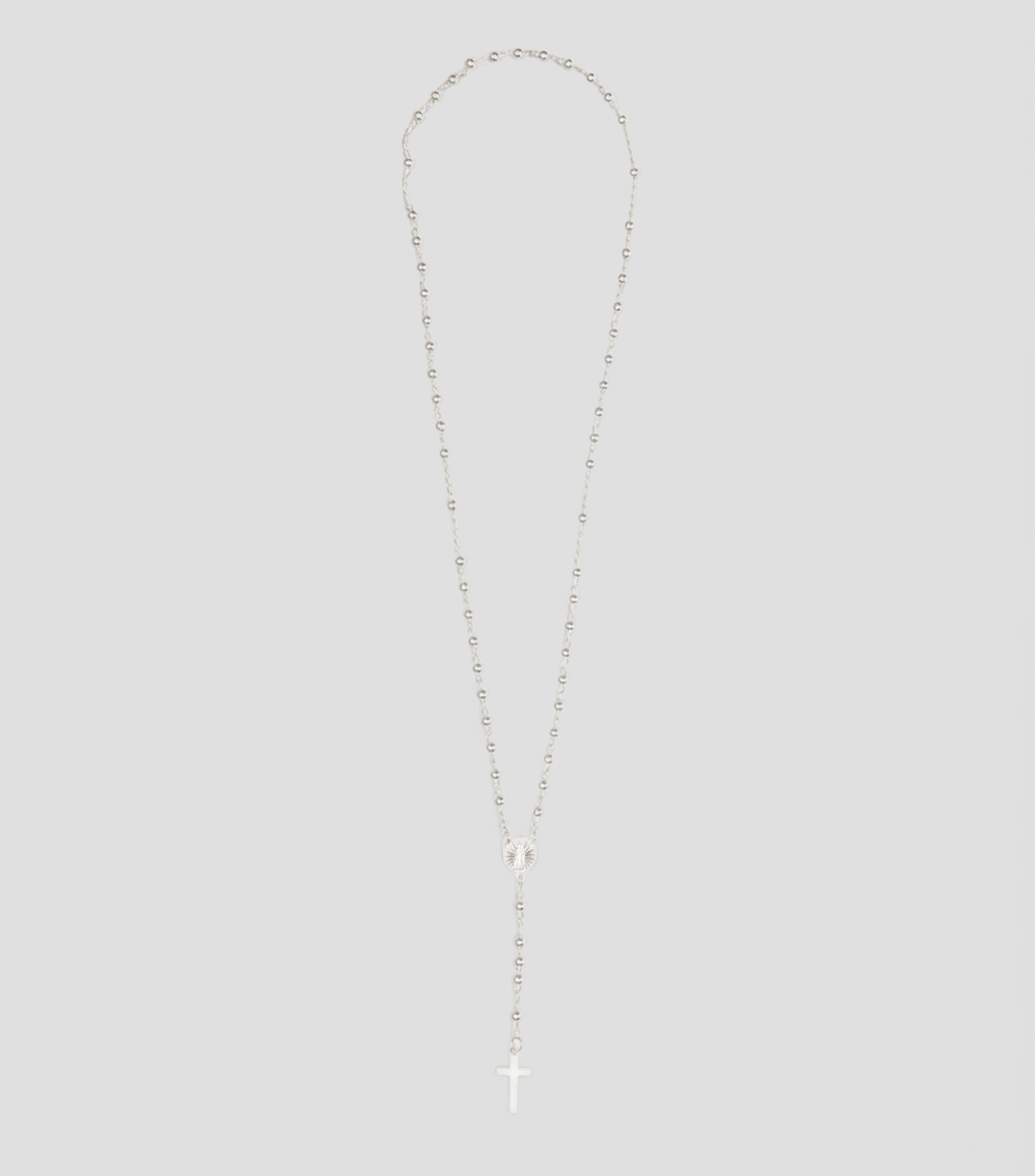Collar rosario en plata .925 Mujer