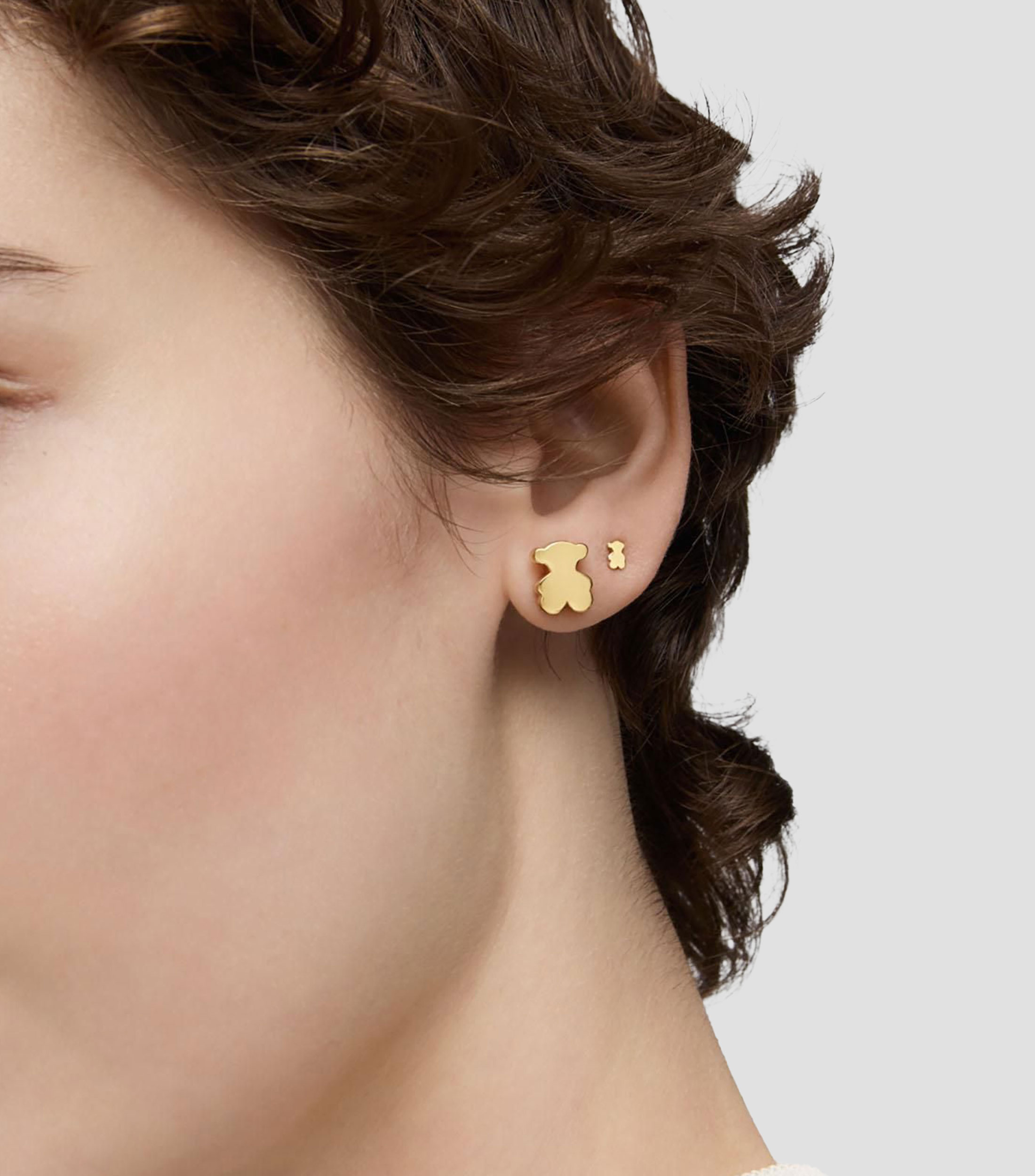 Aretes en oro amarillo de 18 Kilates Sweet Dolls Mujer