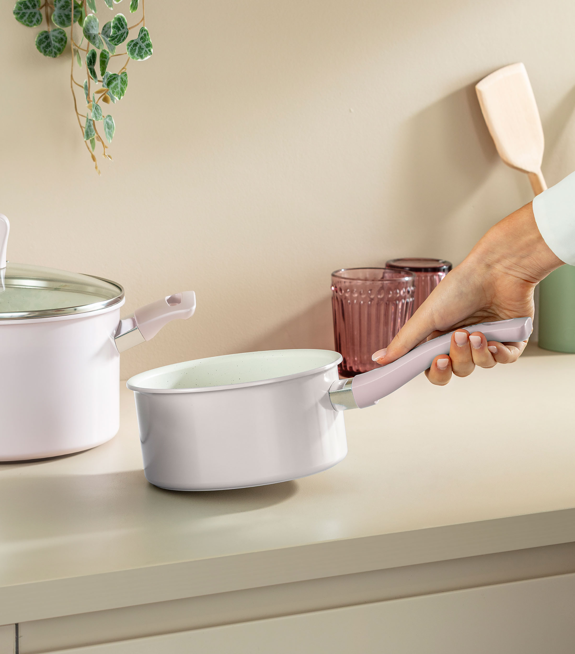 Batería de Cocina en Aluminio 7 Piezas Serenity