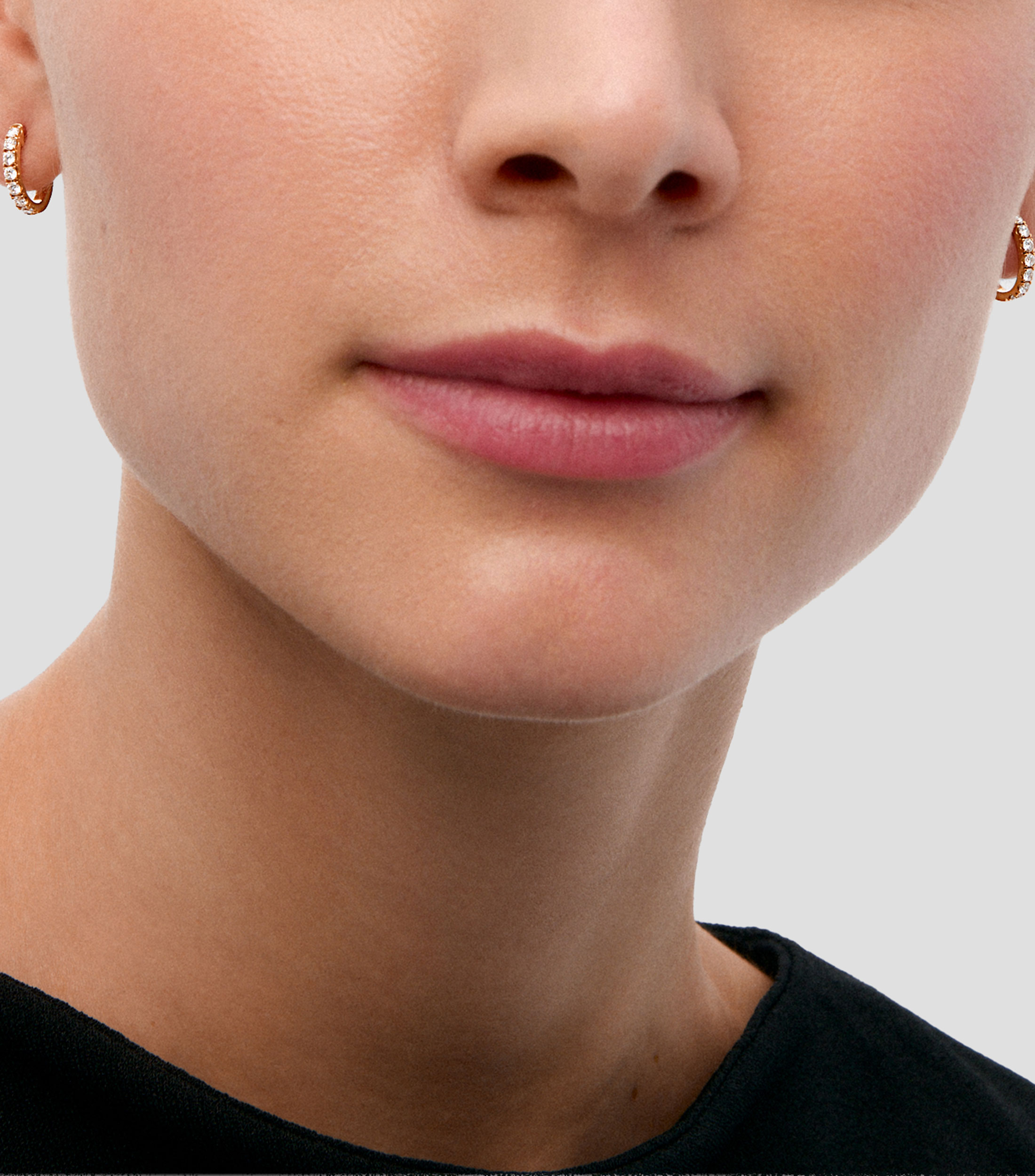 Aretes en oro amarillo de 18 Kilates con diamantes Grace Mujer