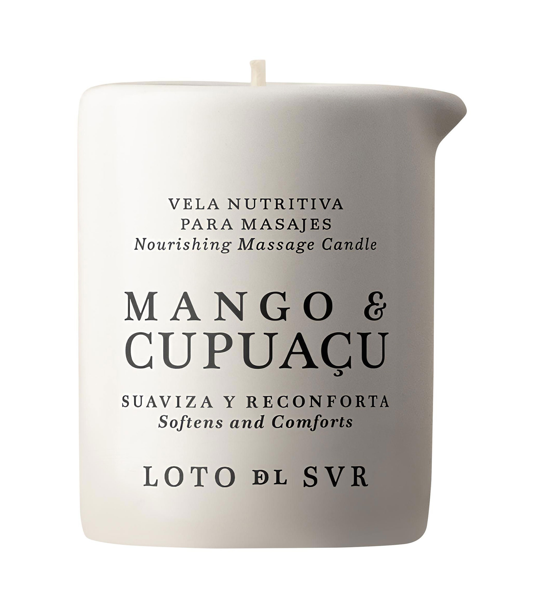 Vela nutritiva para masajes Mango & ​Cupuaçu, 28 gr