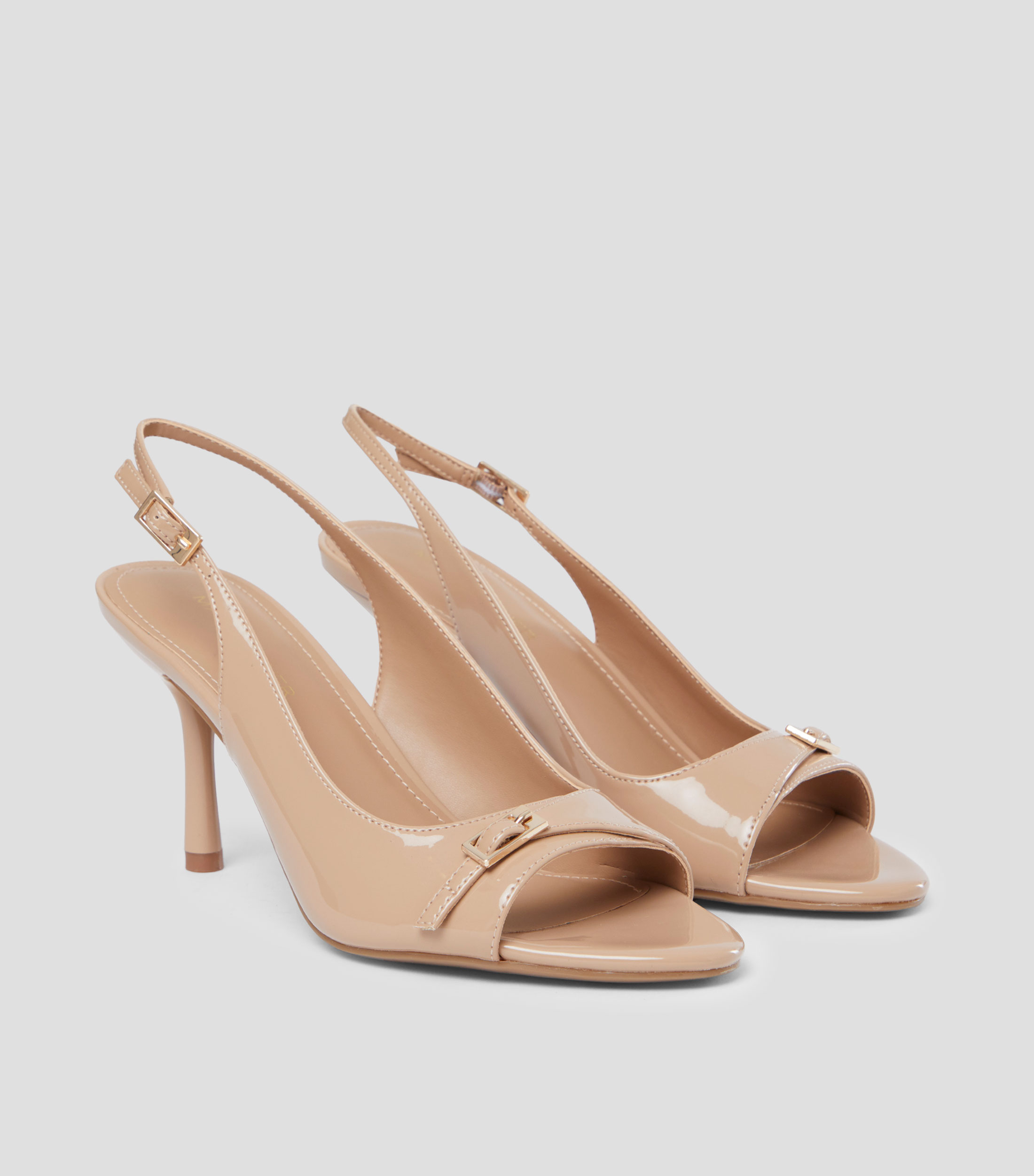Zapatillas con tacón alto de aguja Mujer