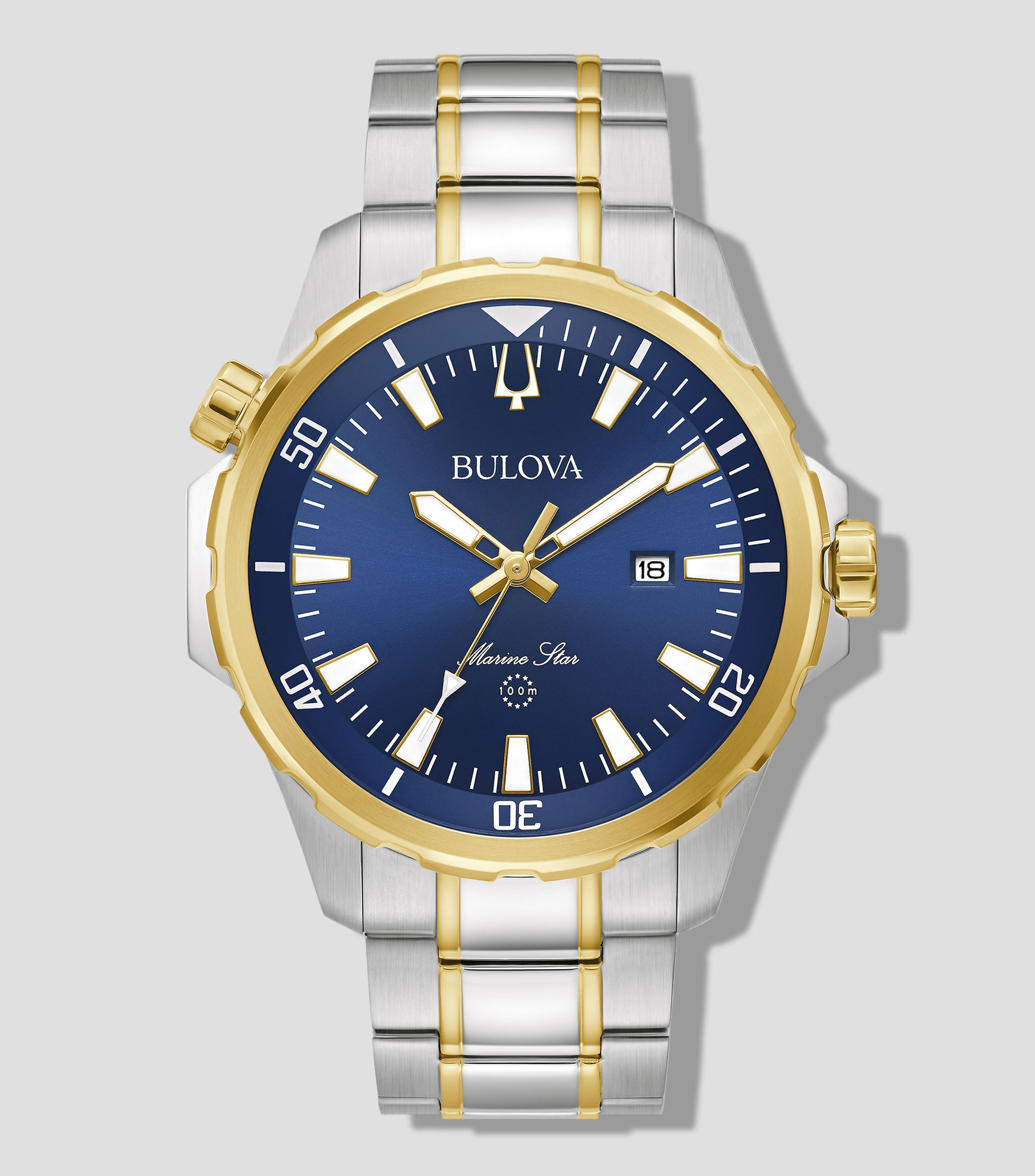 Reloj para Hombre Marine Star de Vestir Dorado y Plateado