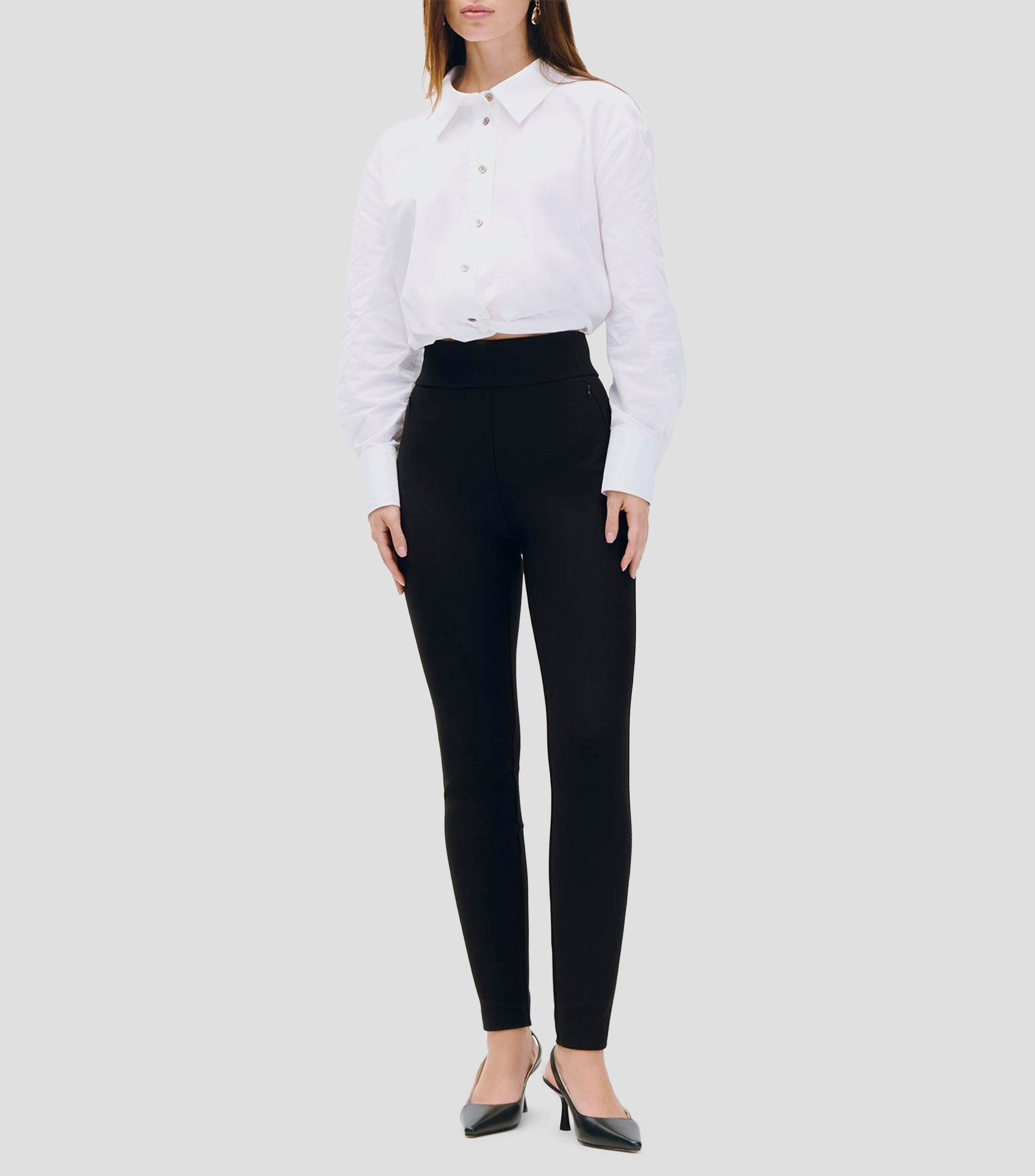Leggings tiro alto con bolsillos Mujer