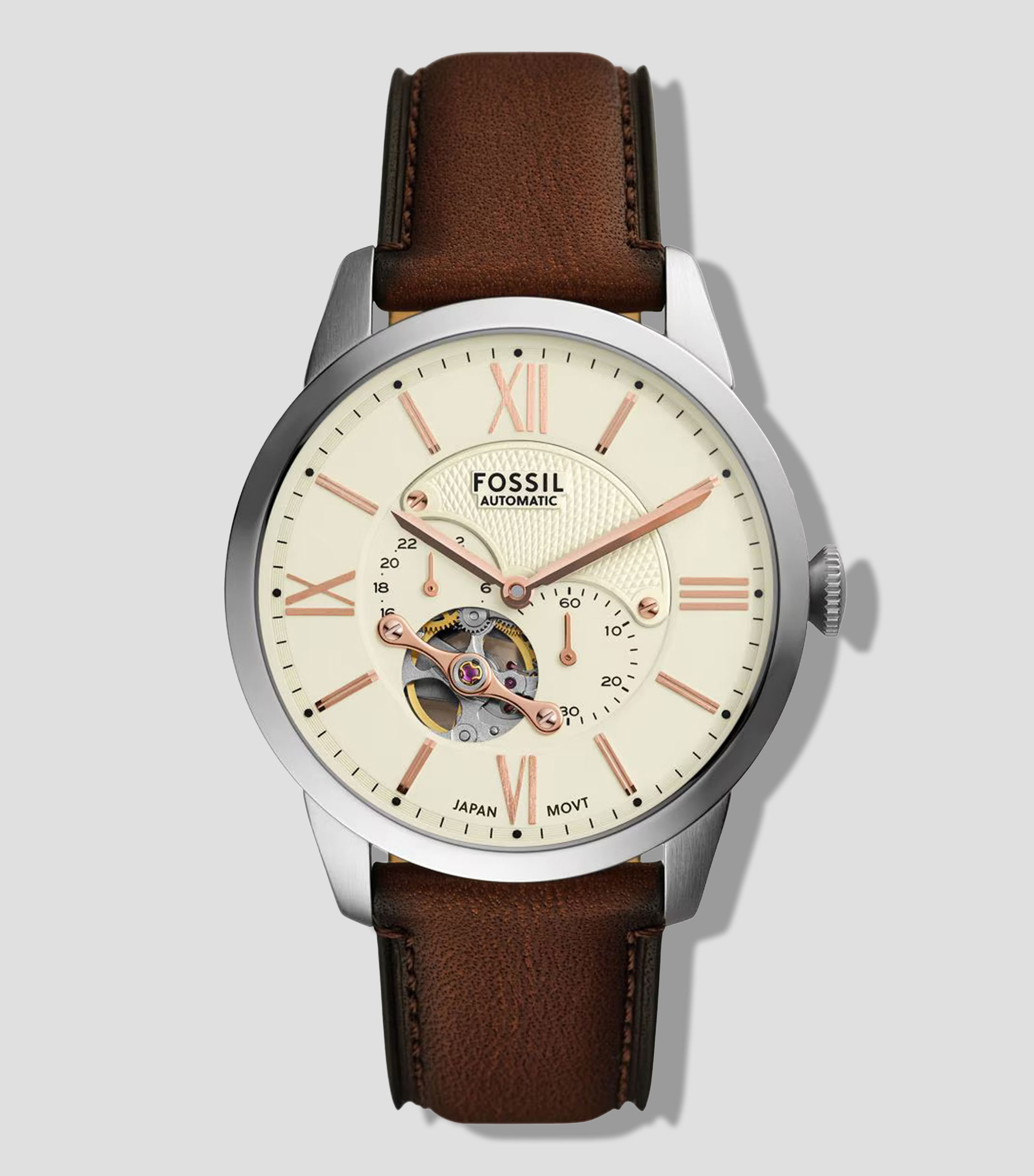 Reloj para Hombre Townsman Casual Beige, Plateado