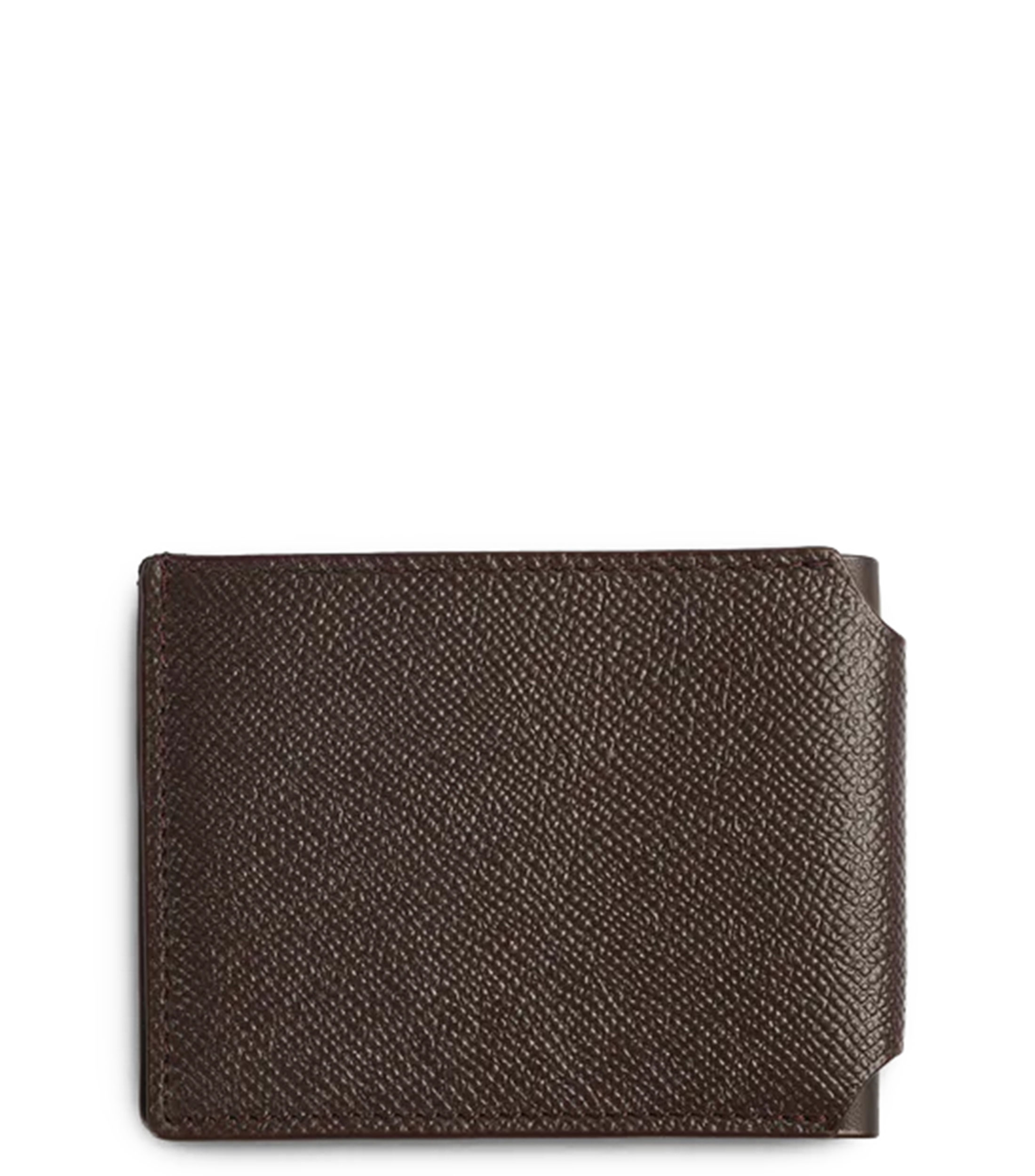 Cartera bifold en piel Arno Hombre