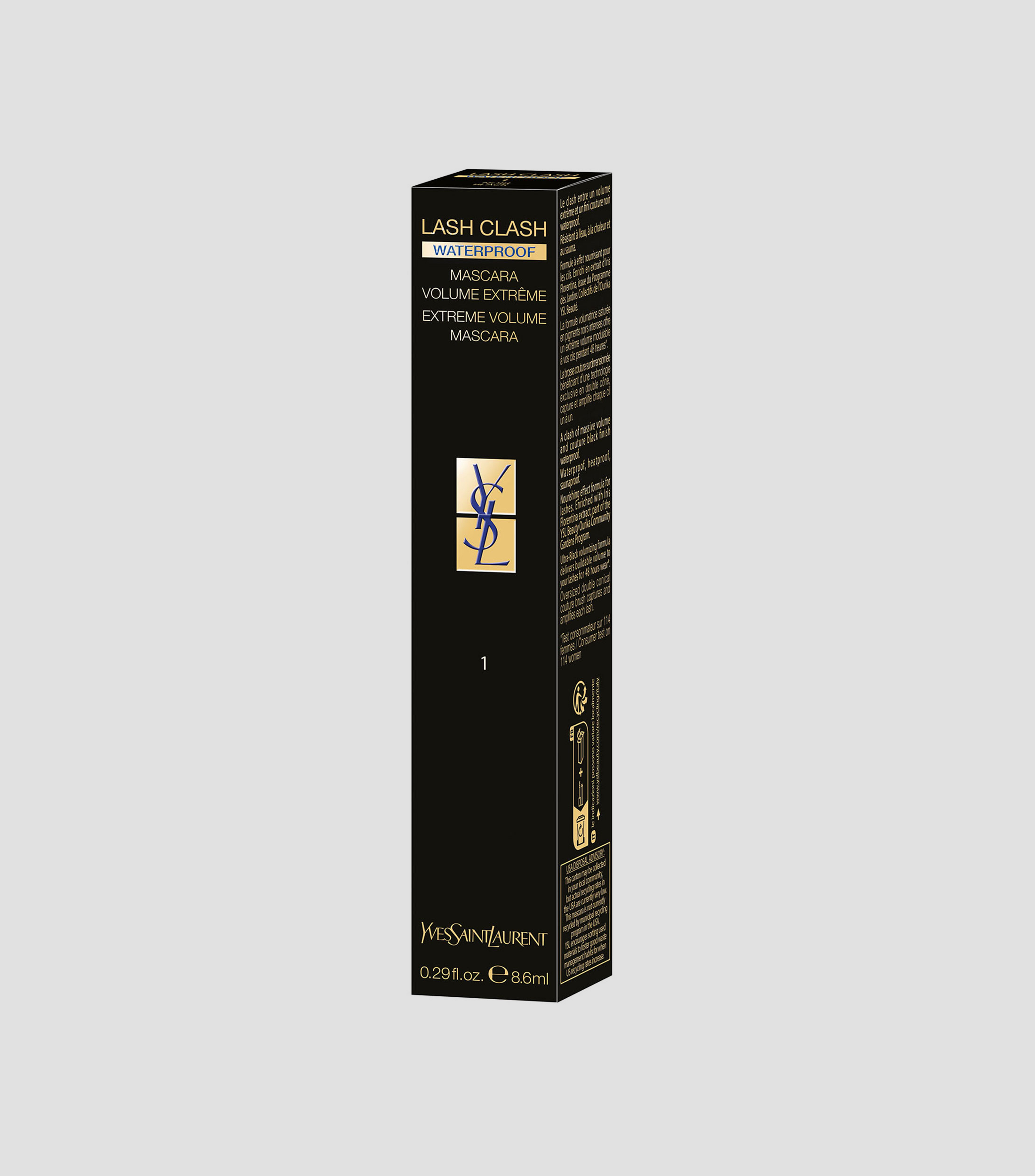 Mascara de pestanas Lash Clash Waterproof, 6 ml