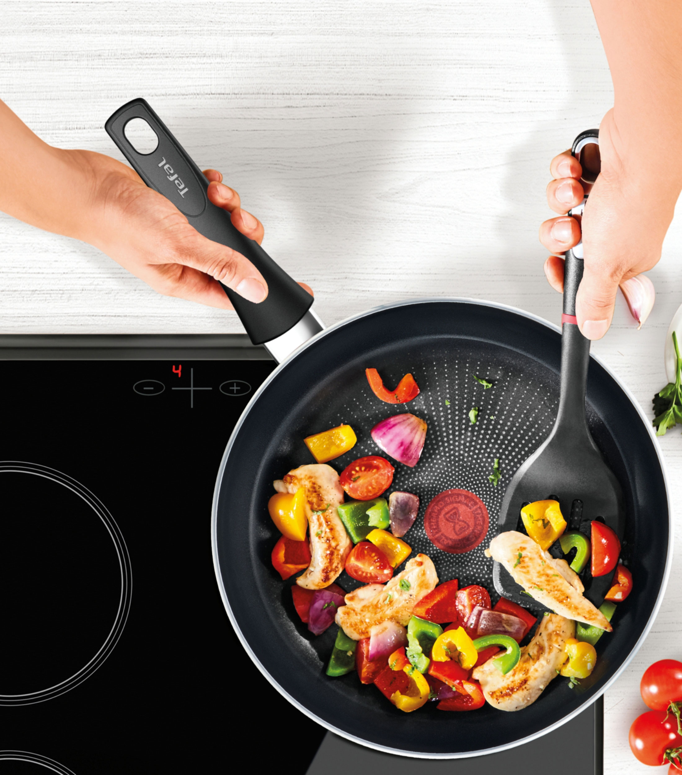 Sartén en aluminio Force 24 cm negro