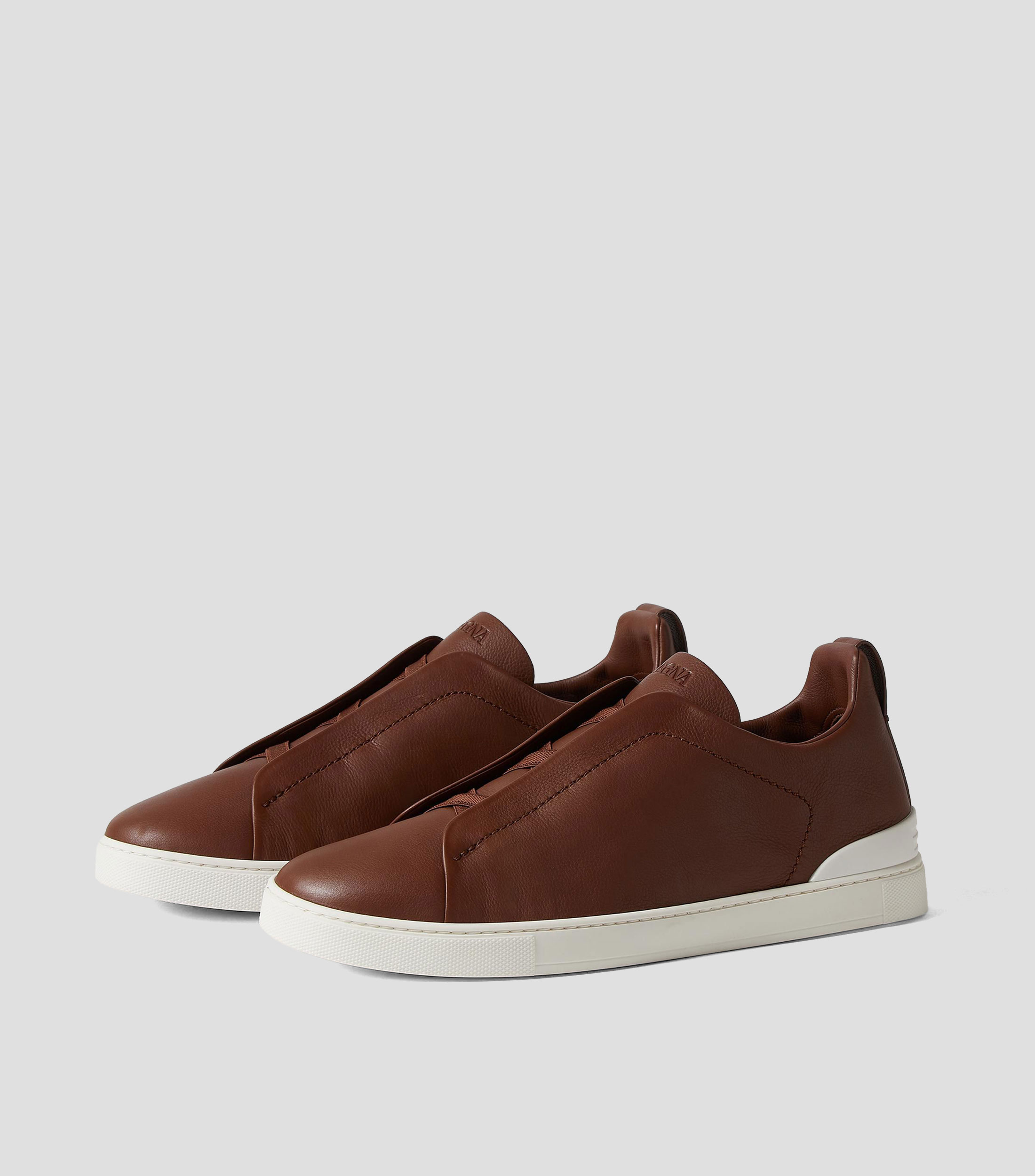 Tenis casuales en piel Hombre