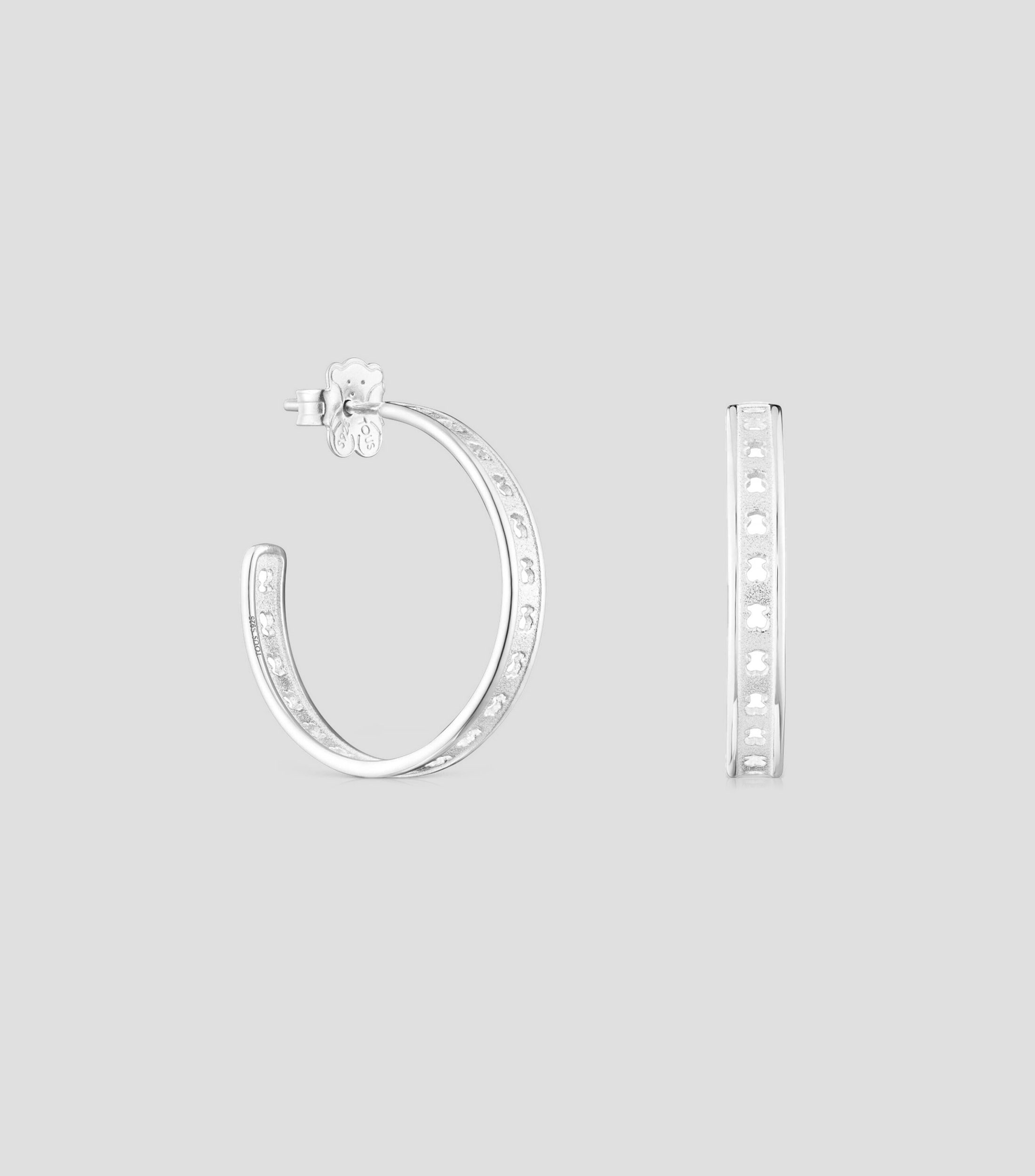 Aretes en Plata 0.925 Bear Row Mujer