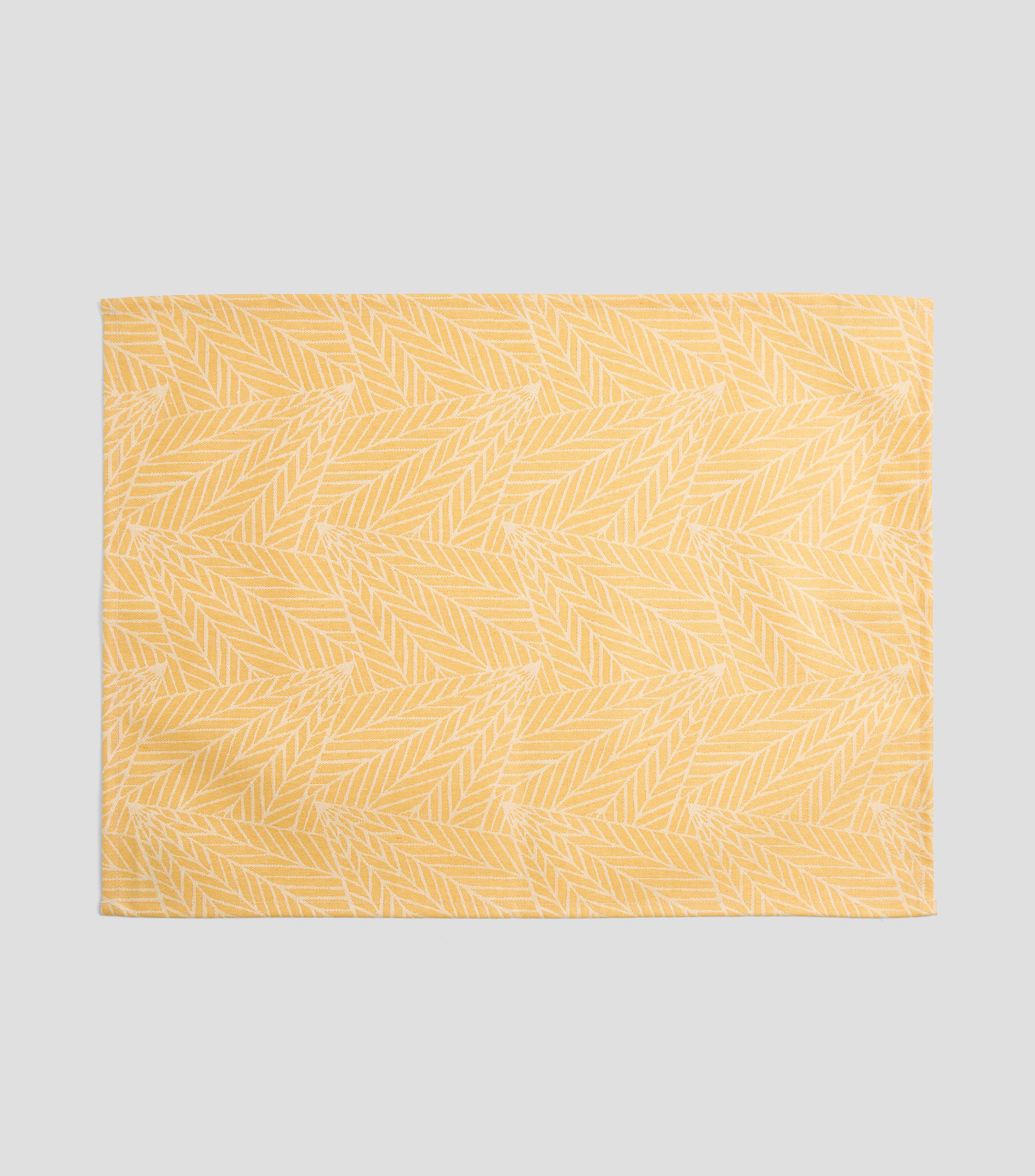 Mantel Individual Feuilles Citron Rectangular