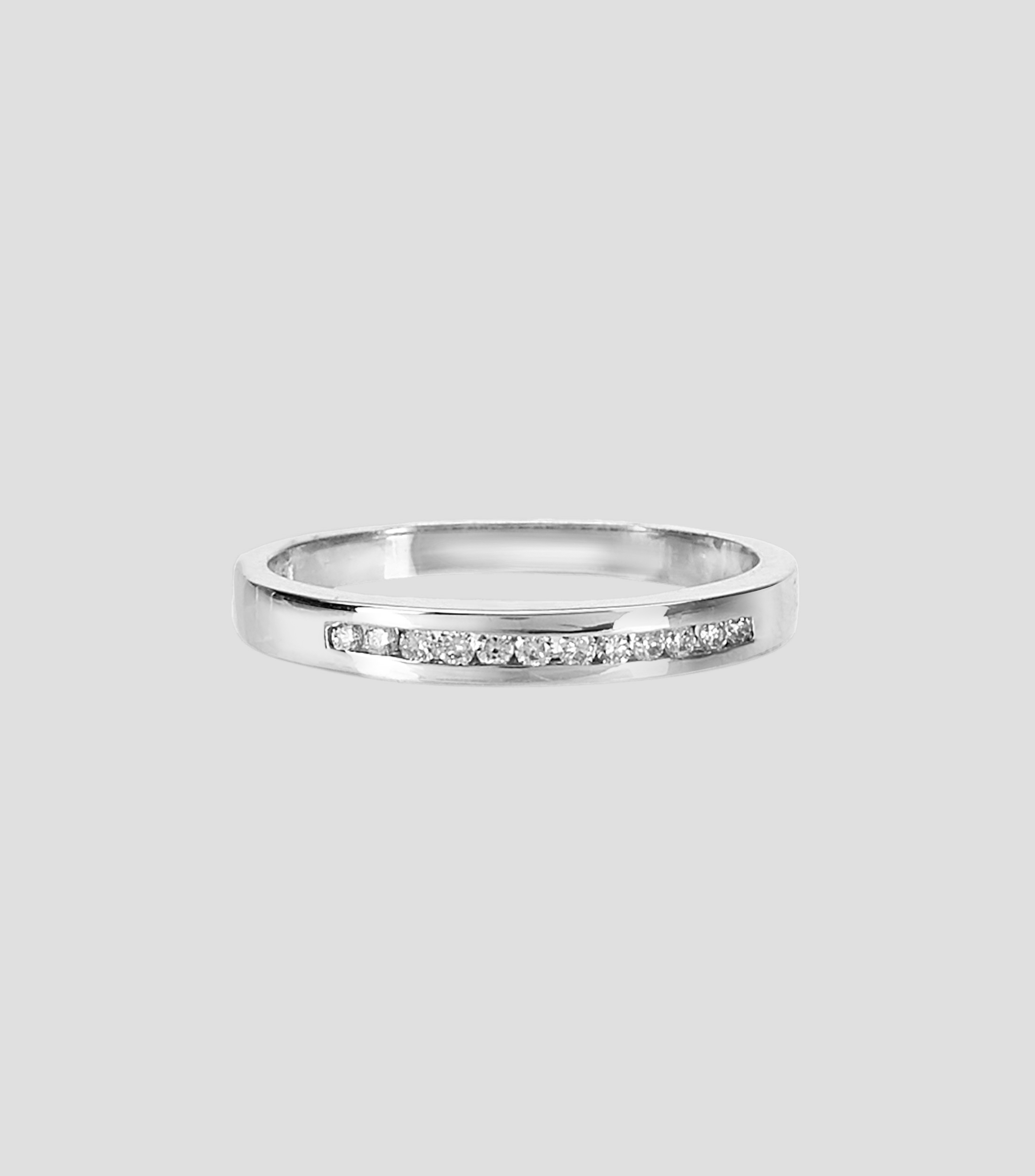Anillo Churumbela en oro blanco de 14 kilates Mujer