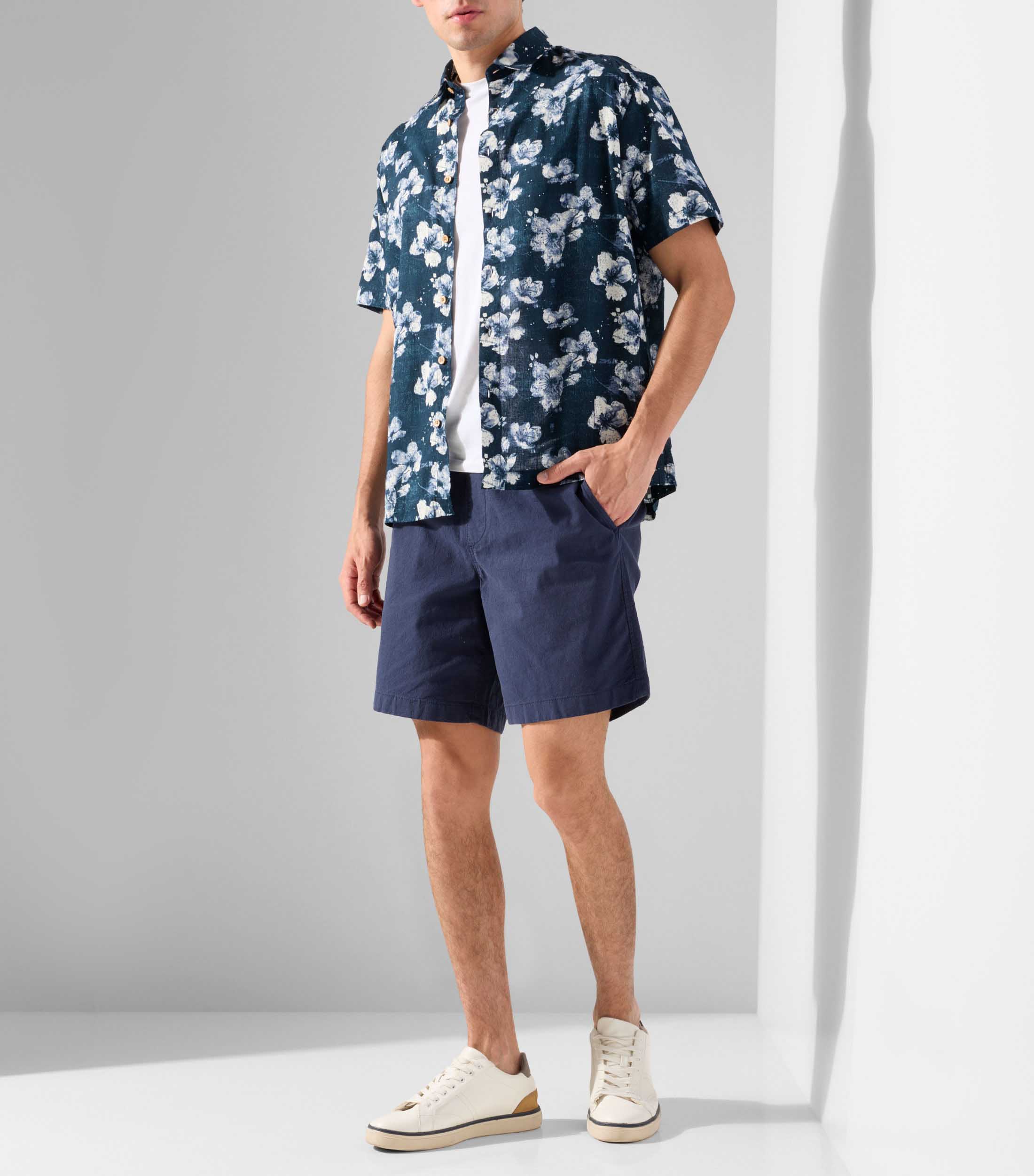 Camisa Hawaiana de manga corta Hombre