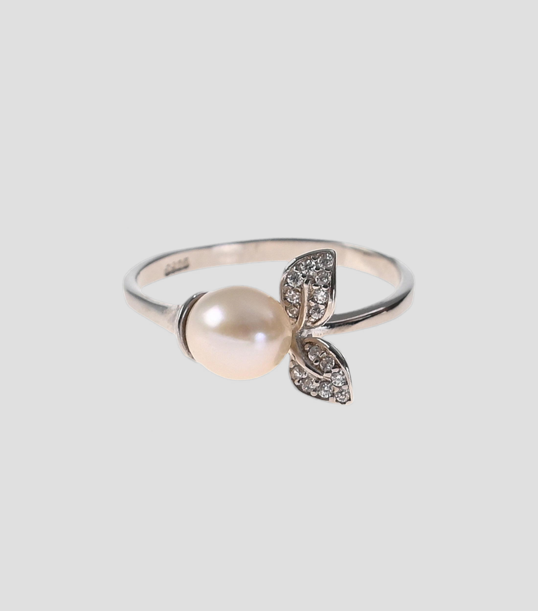 Anillo en Plata .925 con Perla Mujer