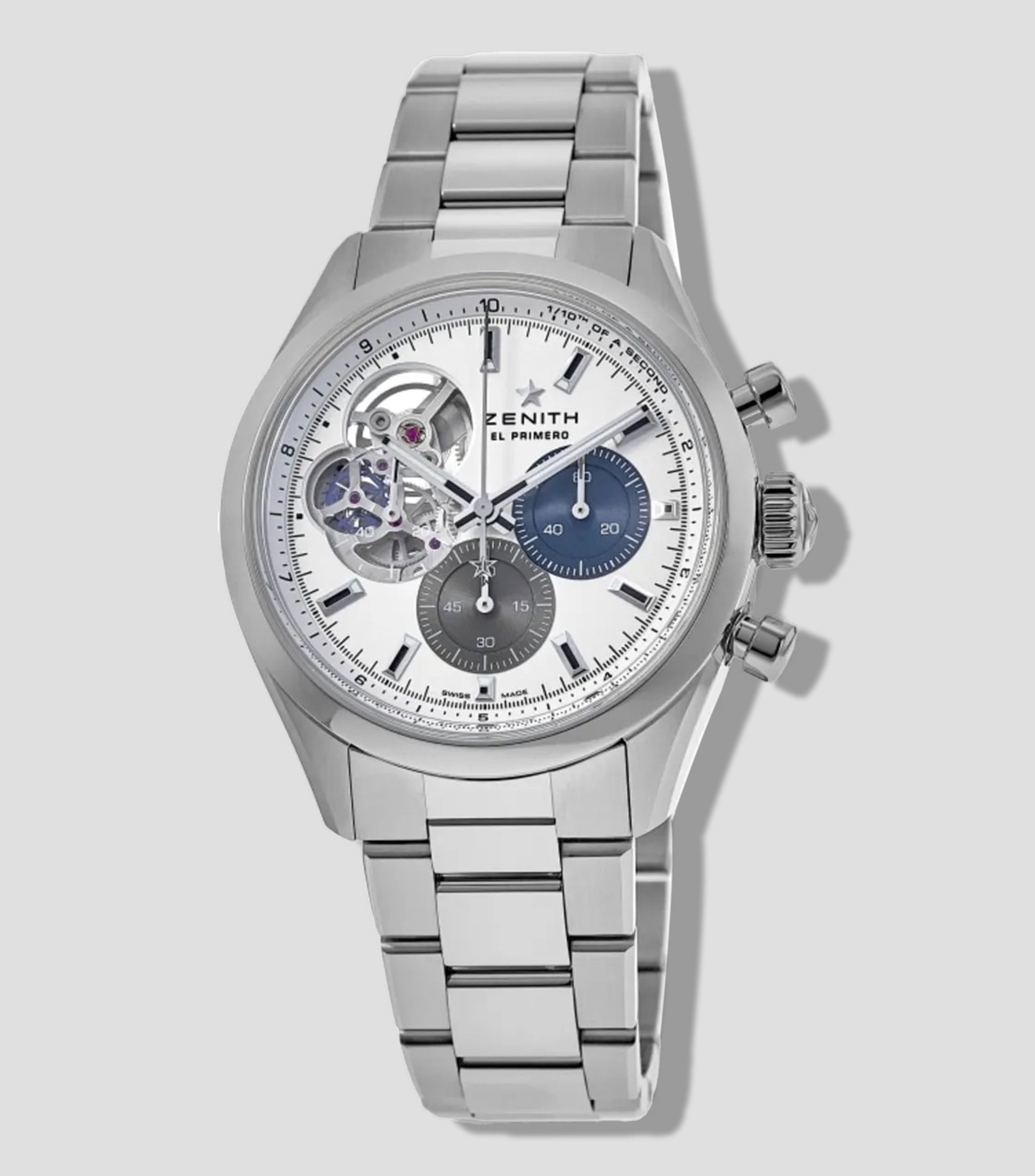 Reloj para Hombre Chronomaster casual plateado