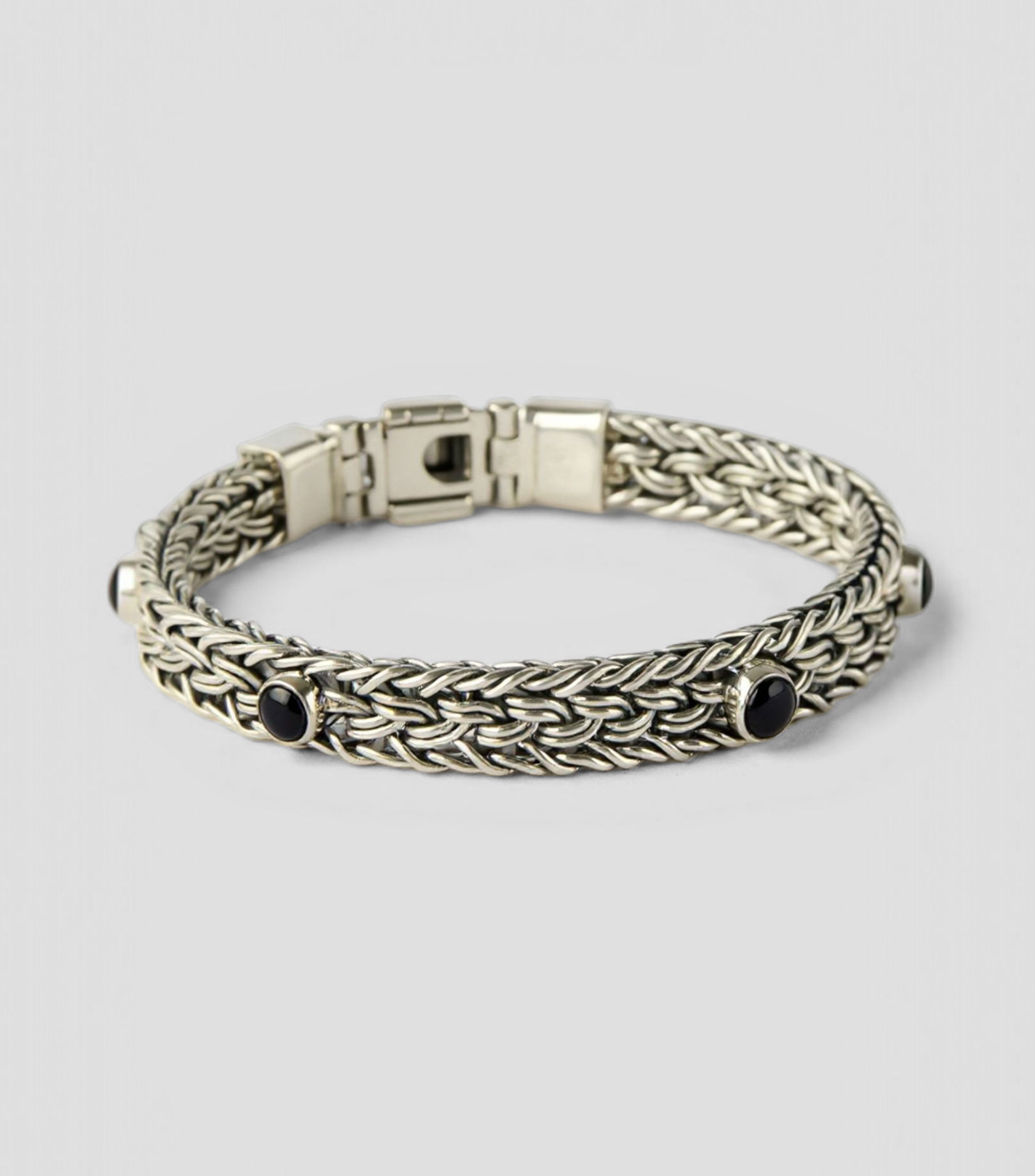 Pulsera en plata .925 ónix Unisex