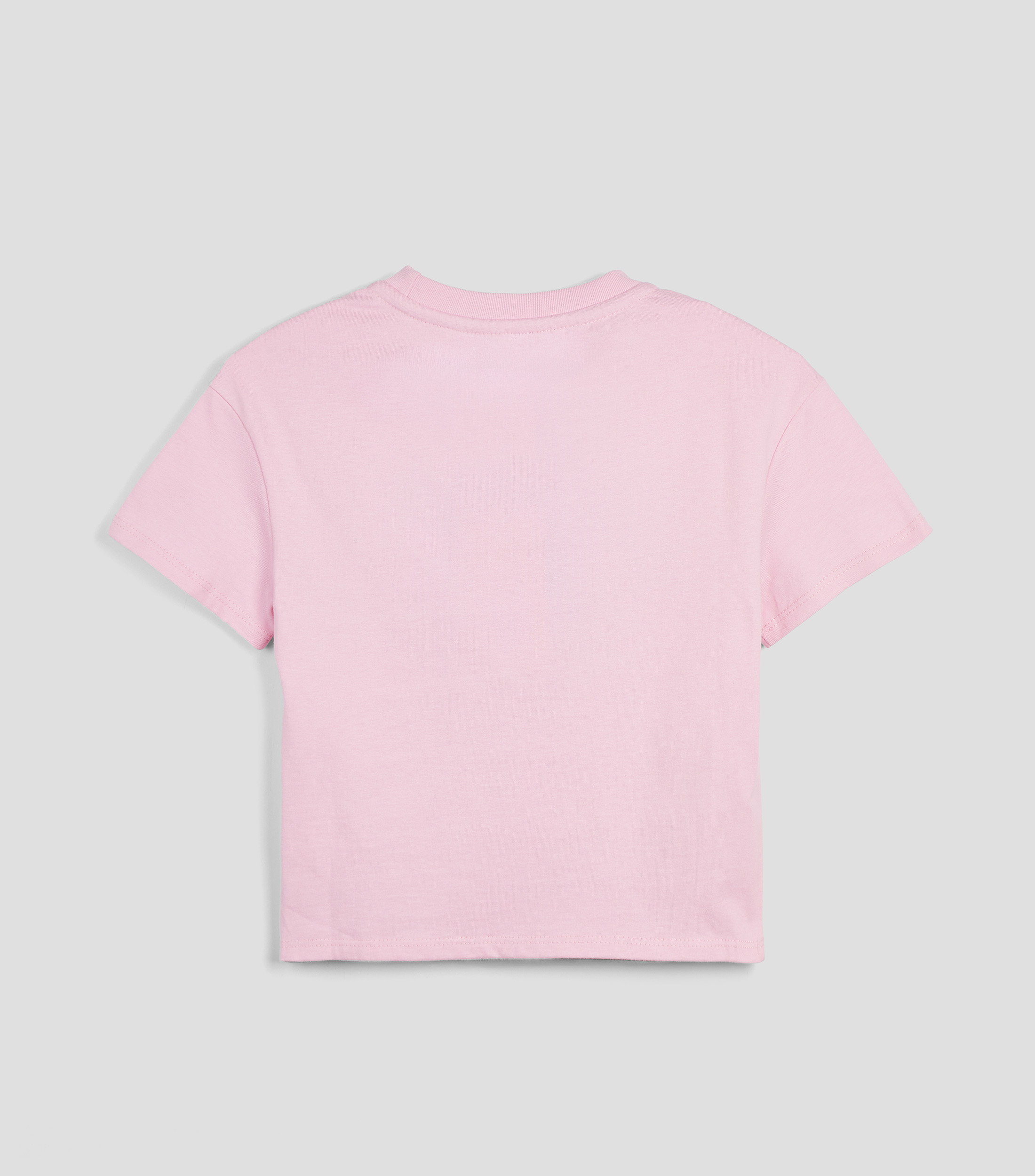 Playera cuello redondo manga corta con estampado Niña
