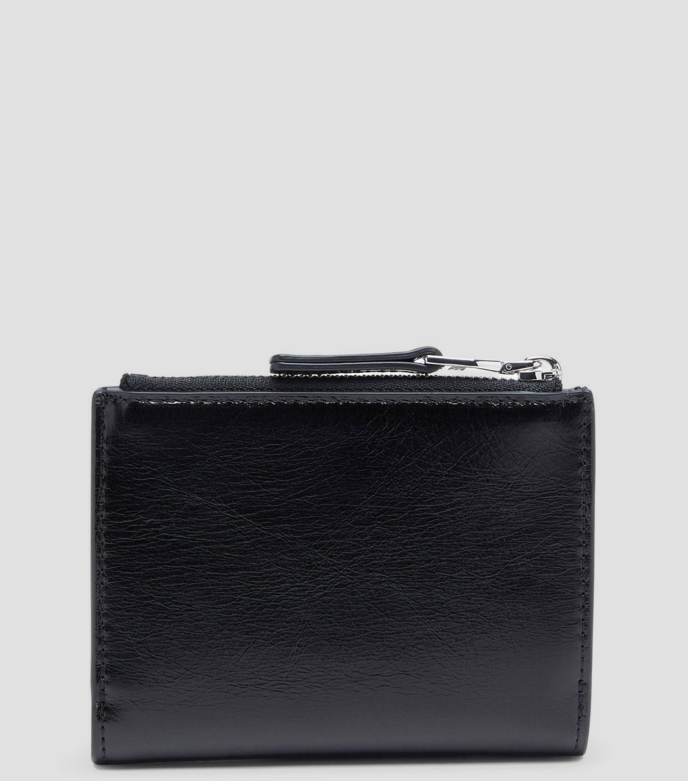 Cartera bifold en piel Pc Monogram liso Mujer