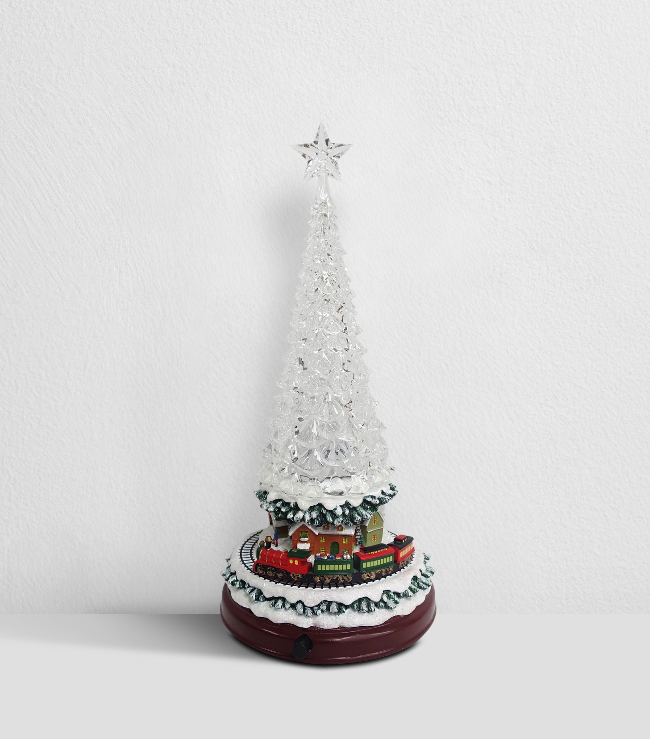 Figura decorativa Navideña Árbol con luz y música
