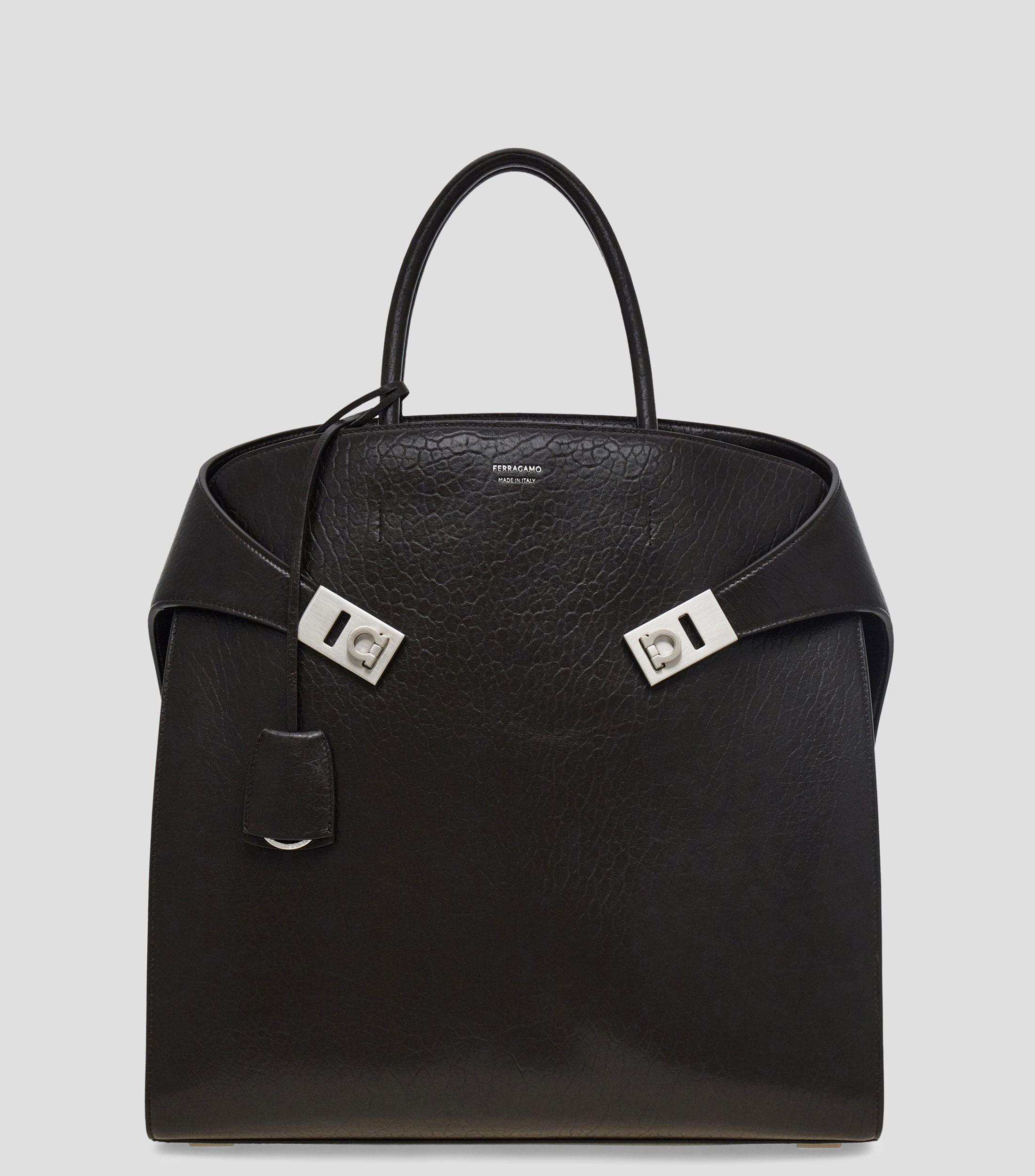 Bolso tote en piel de becerro Hug Hombre