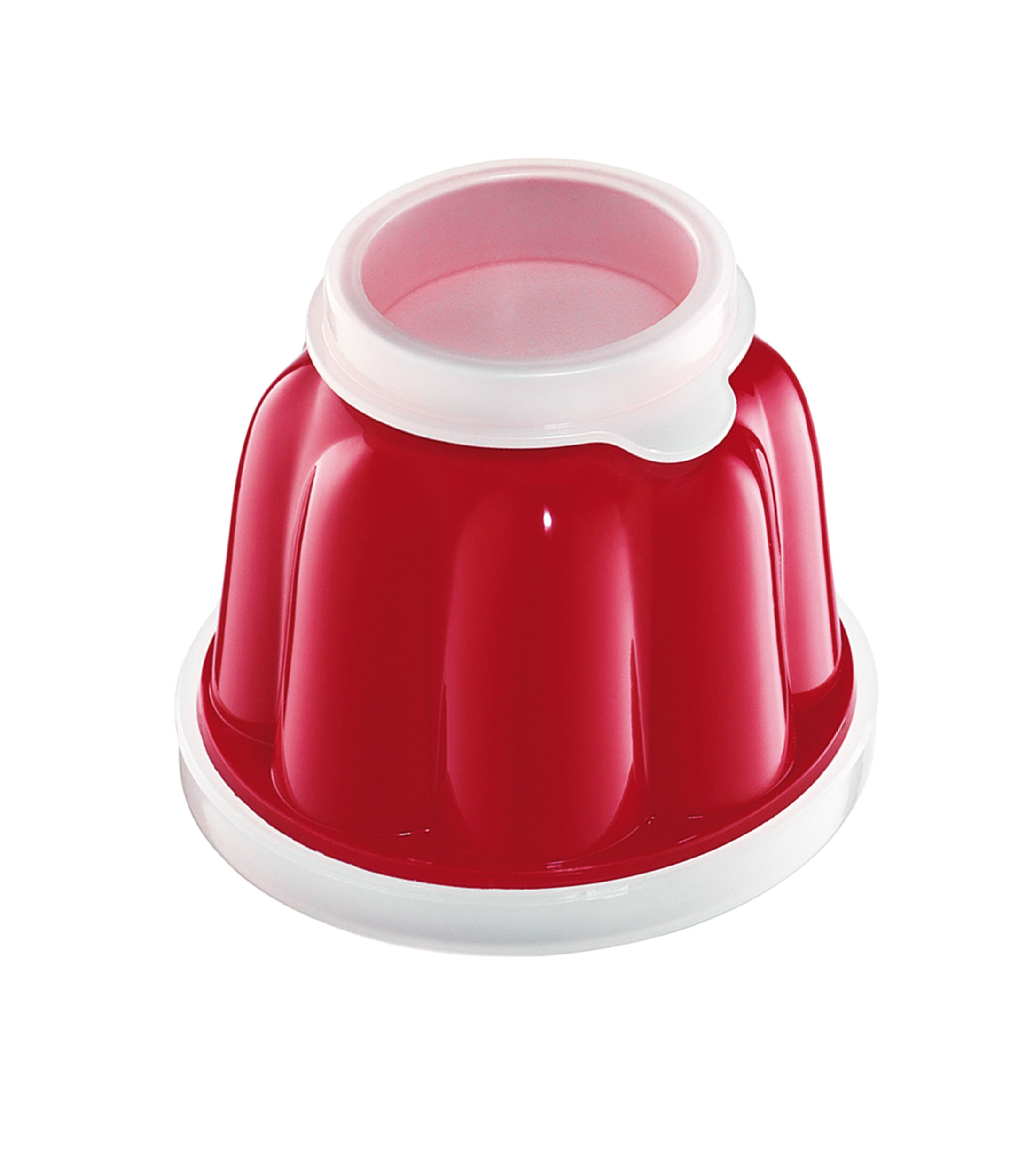 Set De 6 Moldes Rojos Para Flan