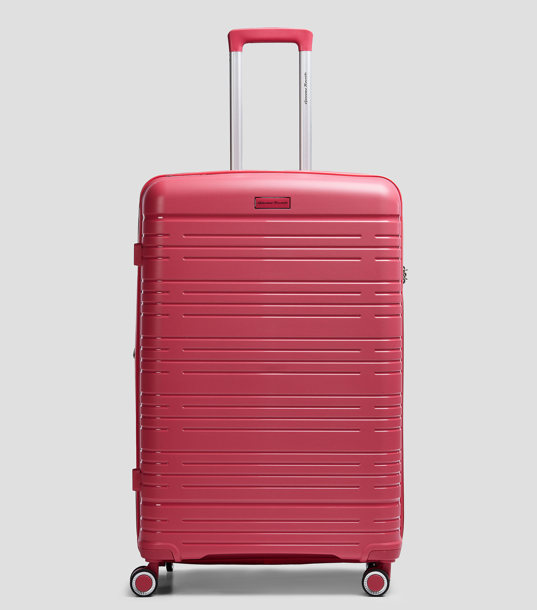 Maleta de viaje Niza 24 mediana fucsia