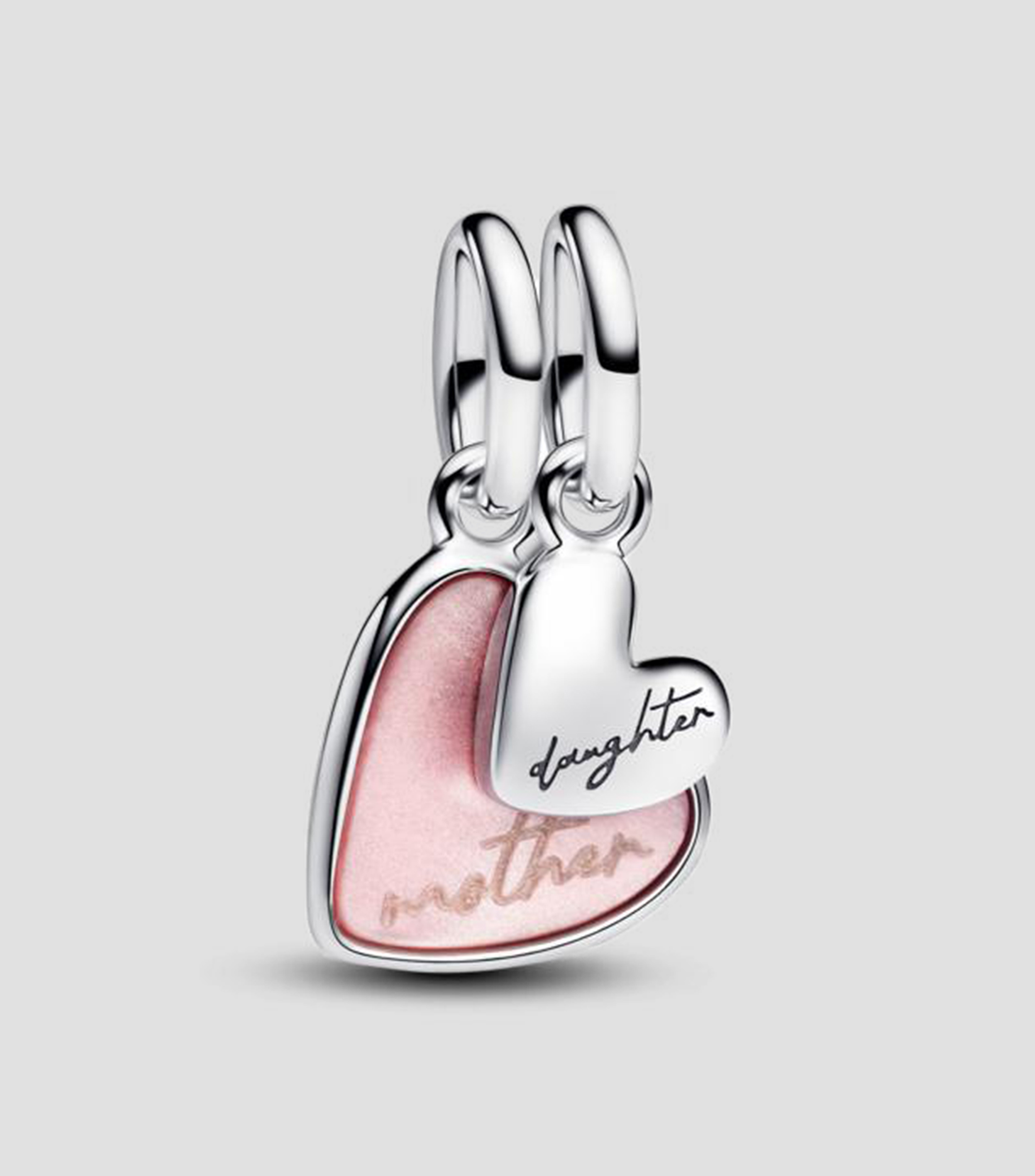 Charm Madre e Hija en Plata .925 Unisex