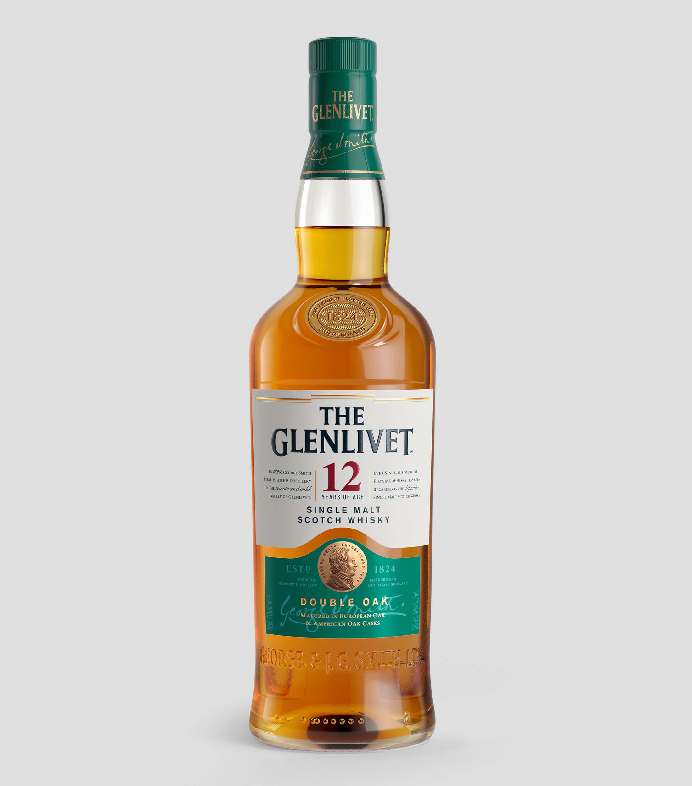Whisky The Glenlivet 12 Años, 700 ml
