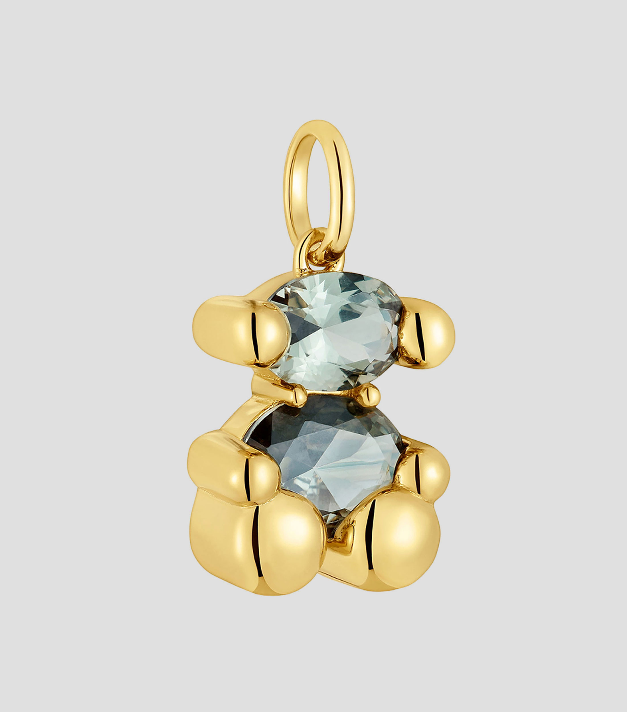 Dije Bear con espinela verde Mujer