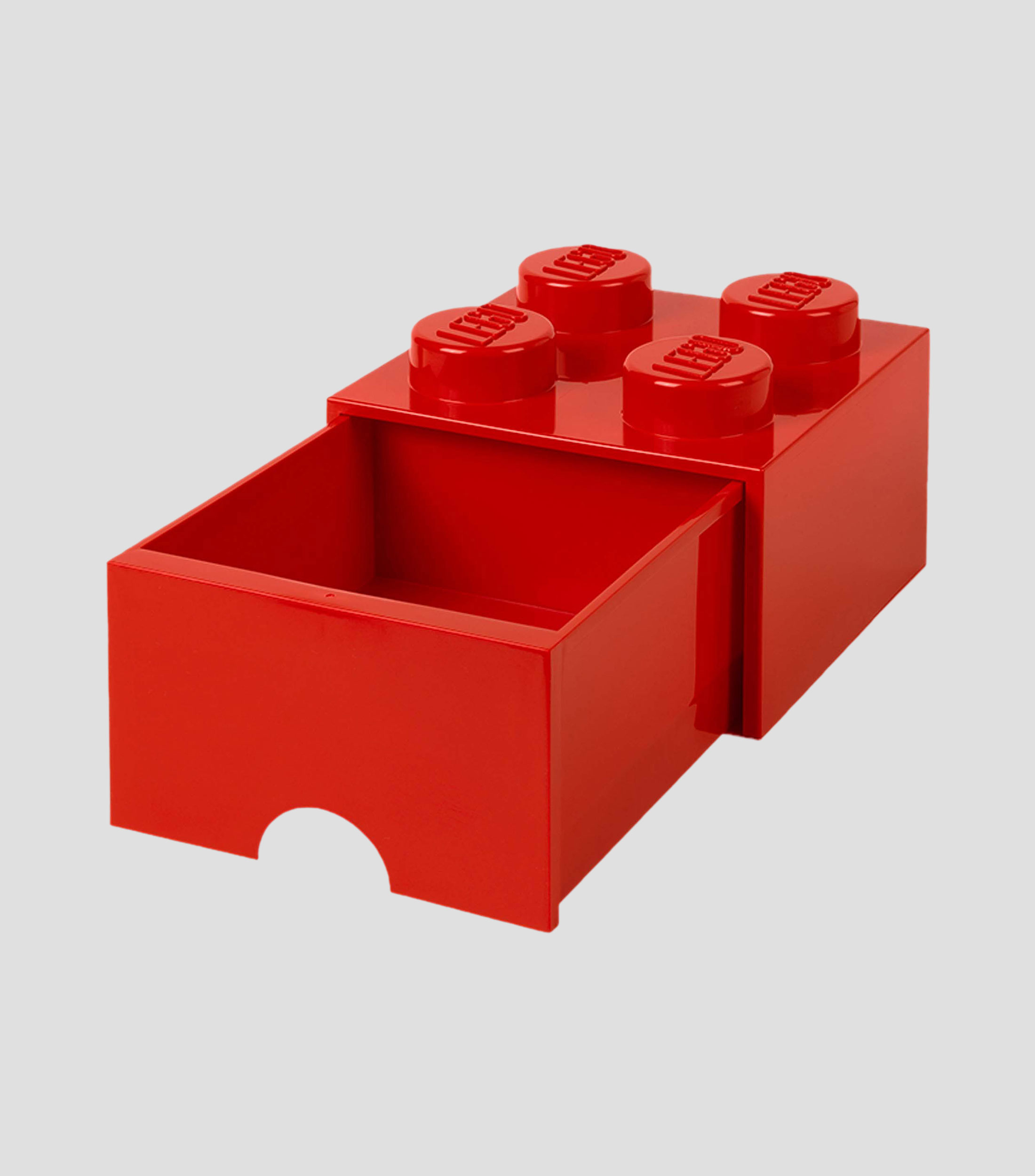 Lego Storage, Brick 4 Drawer Rojo