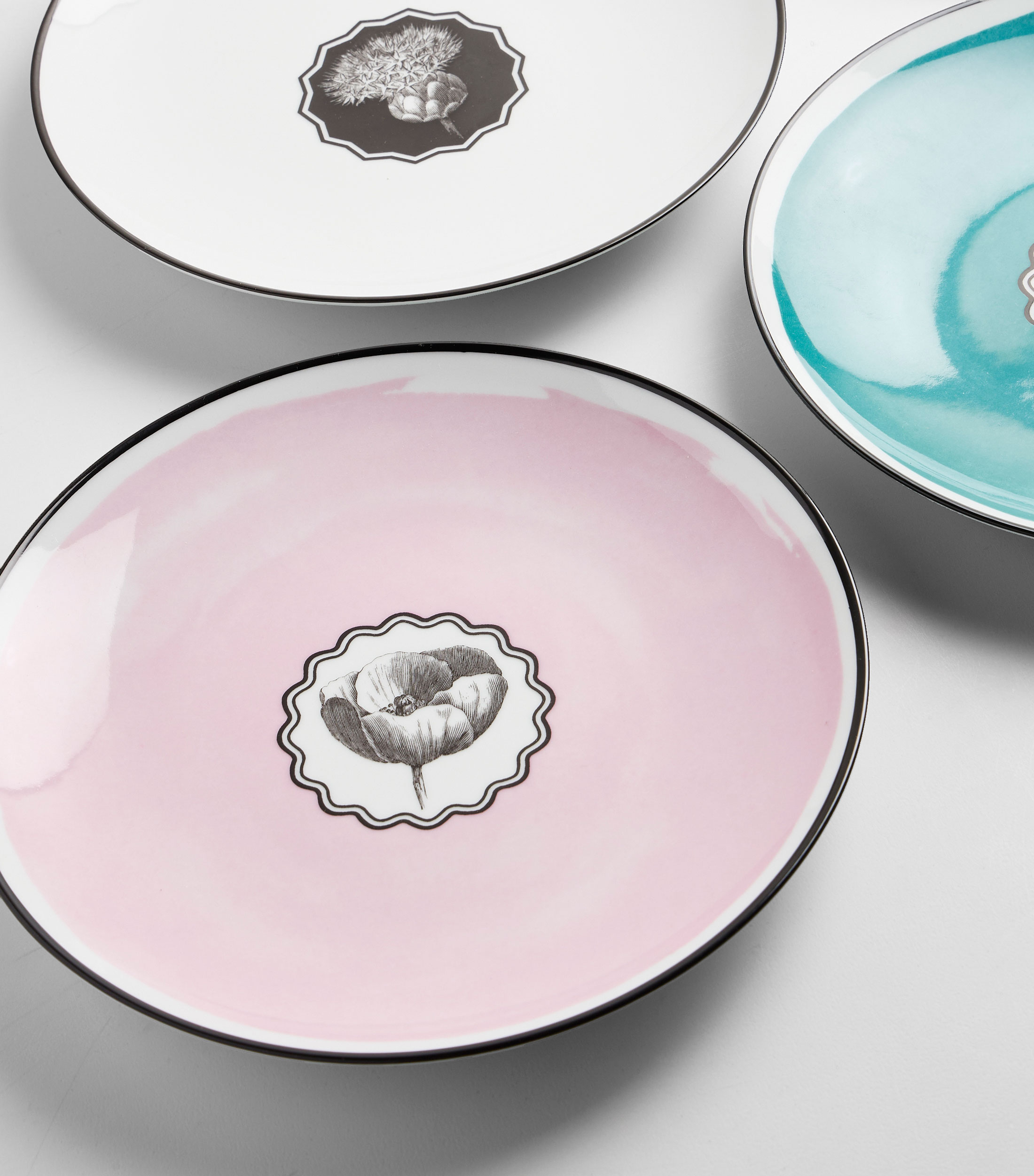 Plato Postre Herbariae Pink