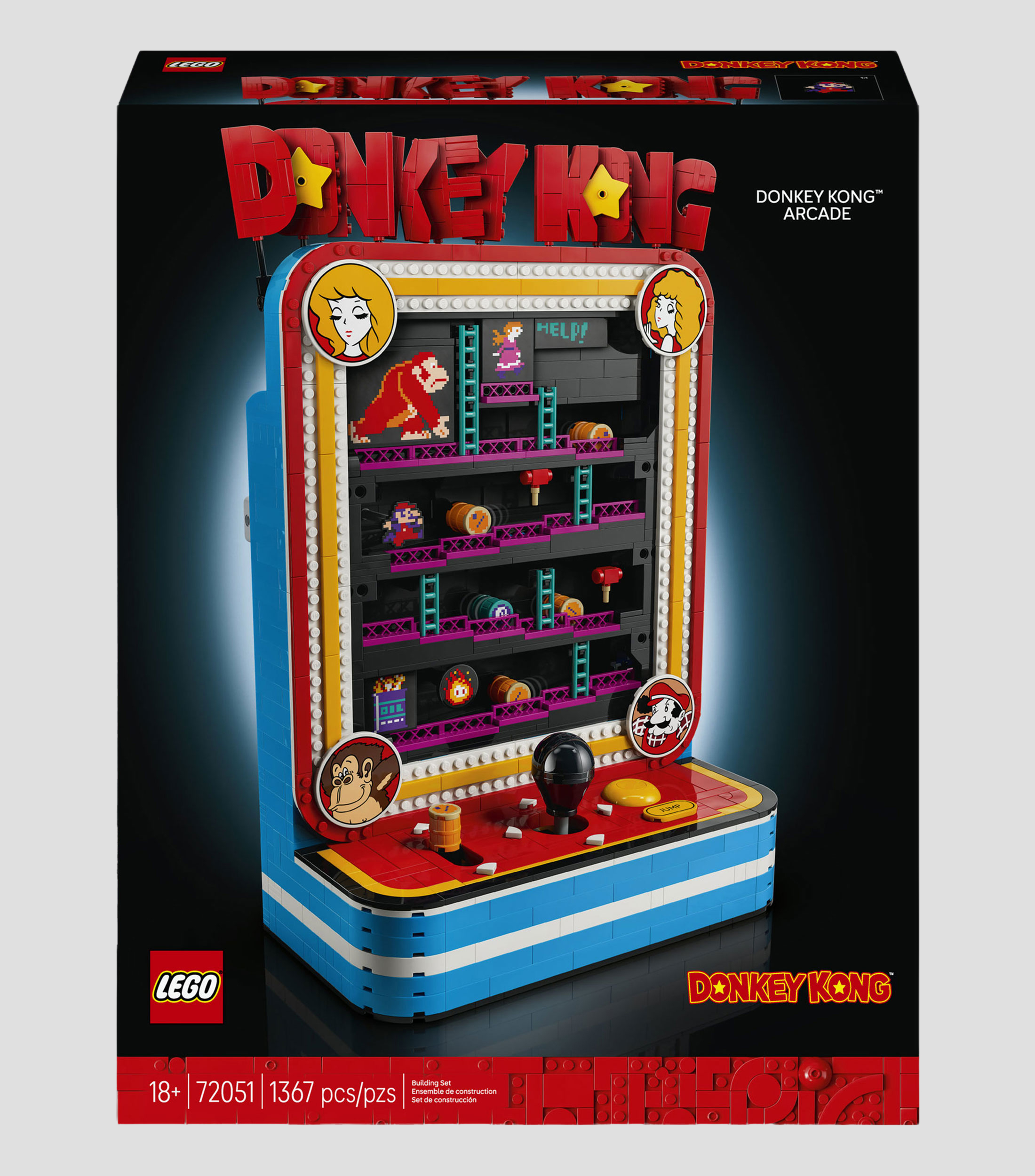 Lego Super Mario Máquina arcade de Donkey Kong 72051