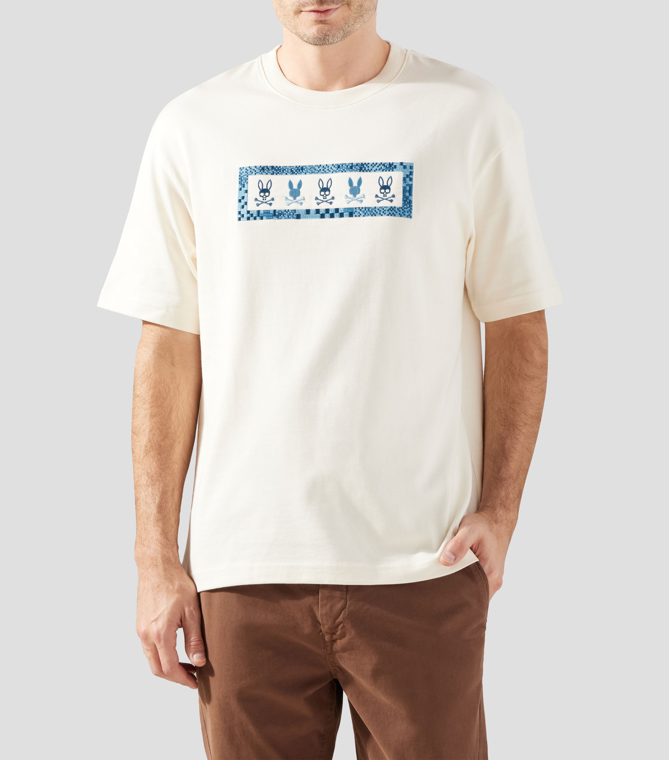 Playera cuello redondo manga corta fantasía Hombre