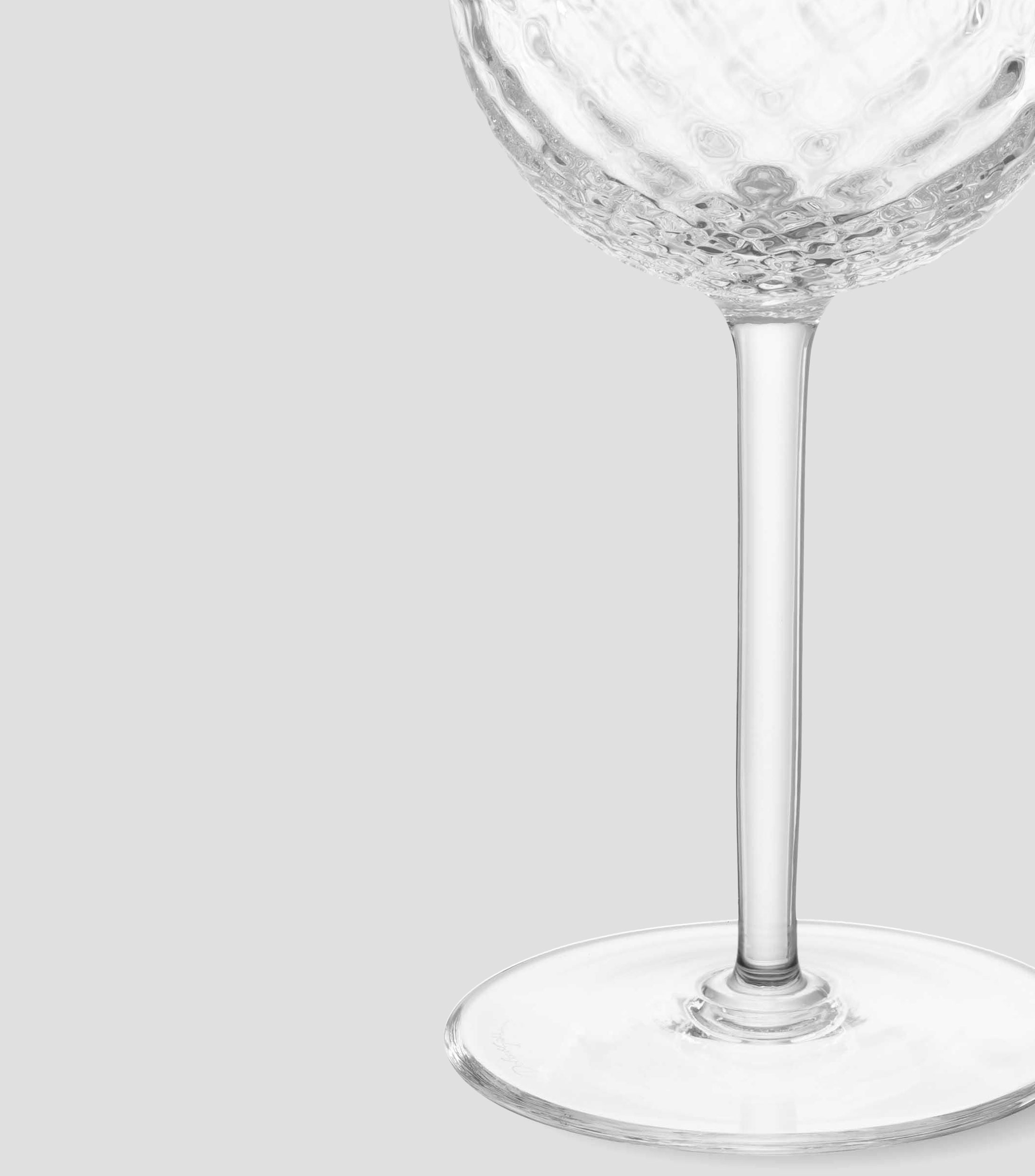 Copa para vino tinto de vidrio de murano