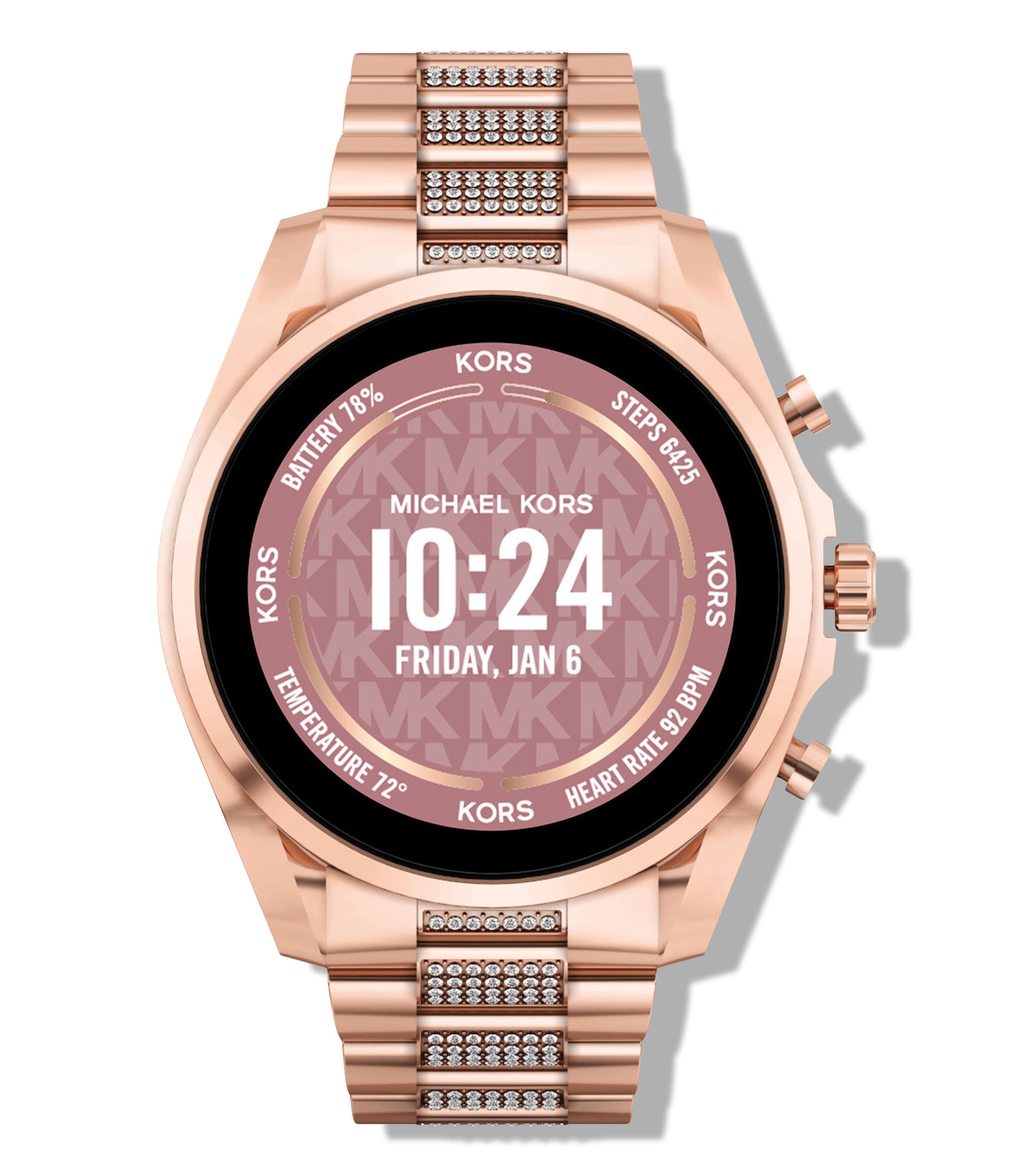 Michael Kors Smartwatch Michael Kors Bradshaw Gen 6; El smartwatch Bradshaw  Gen 6 de 44 mm combina la tecnología Wear OS más reciente de Google con un  diseño glamuroso, que posee una
